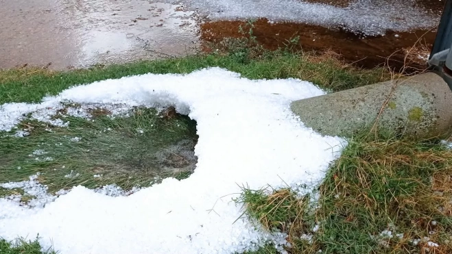 Granizo en Montmesa Granizo en Montmesa