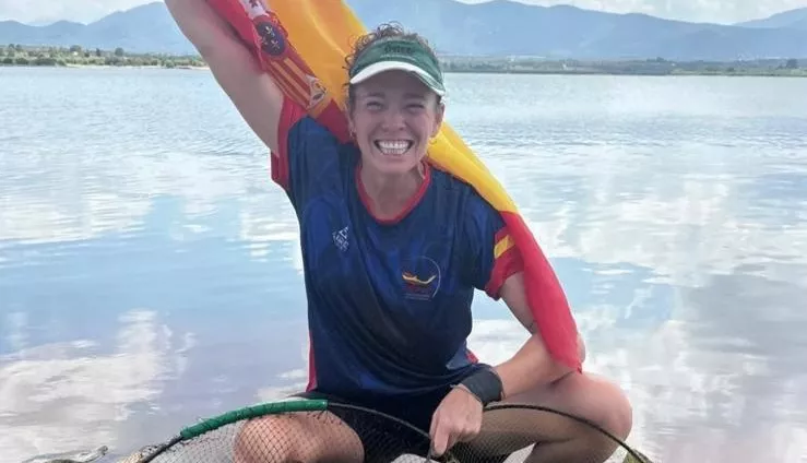 Nuria Mallada, campeona del mundo de pesca: "Todavía cuesta asimilarlo"
