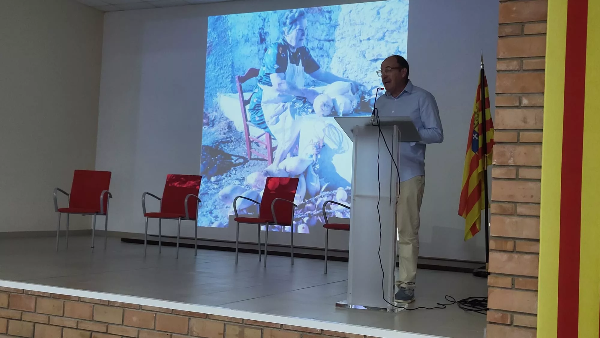 Presentación del cebollón de Torres de Alcanadre. Foto Javier García Antón