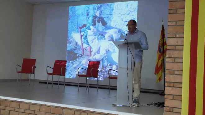 Ismael Ferrer en su alocución Ismael Ferrer en su alocución
