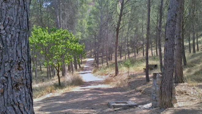 Parque forestal La Sierra de Ballobar. Parque forestal La Sierra de Ballobar.