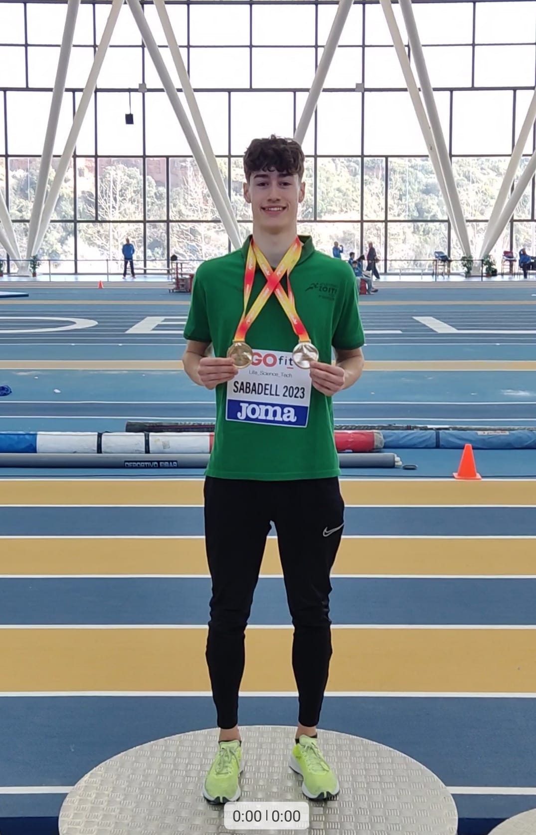 Campeonato de España Sub-20. Raúl Martín y sus dos oros.