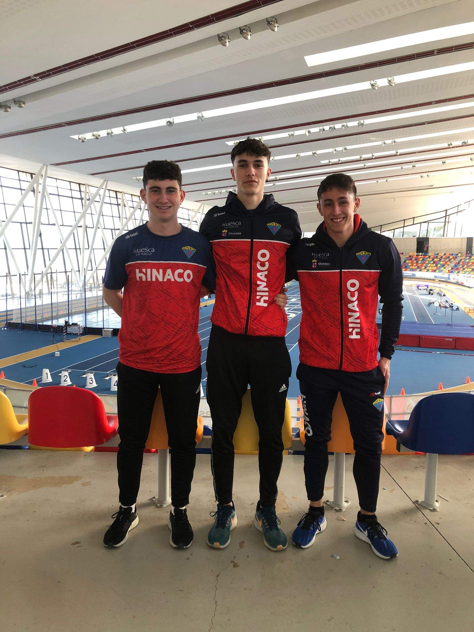 Campeonato de España Sub-20. Adrián Zaragoza, Armisén y Noé Simón