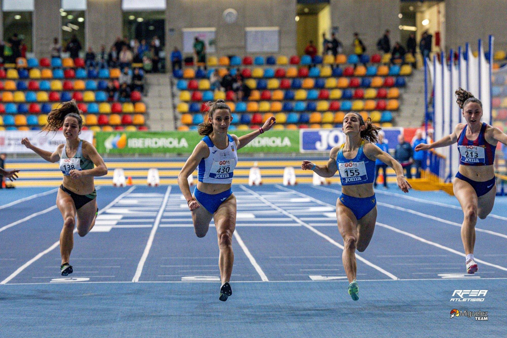 Campeonato de España Sub-20. Elena Guiu en la apretada final de 60 del sábado.