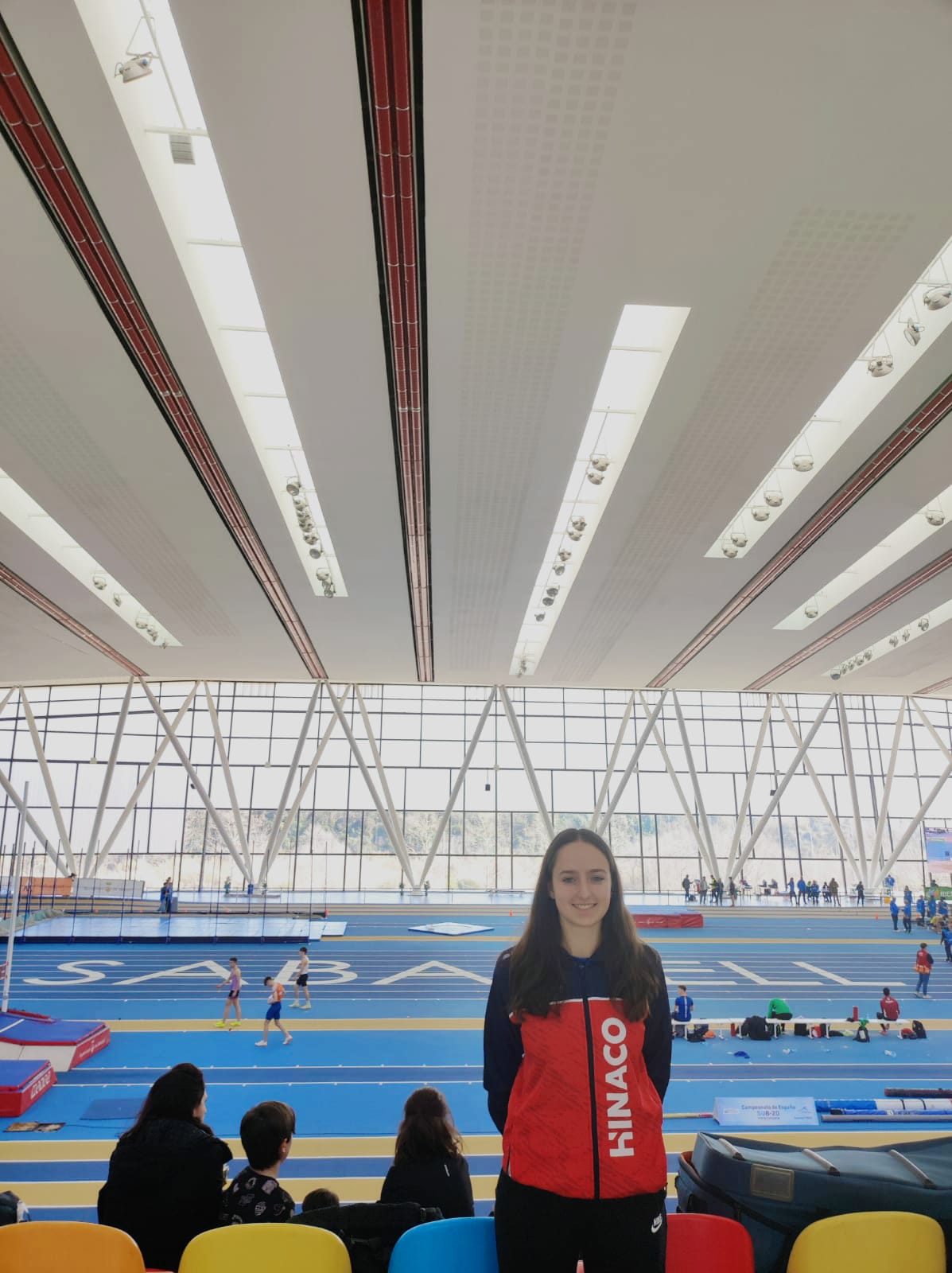 Campeonato de España Sub-20. La pertiguista de Hinaco Valeria Ortiz