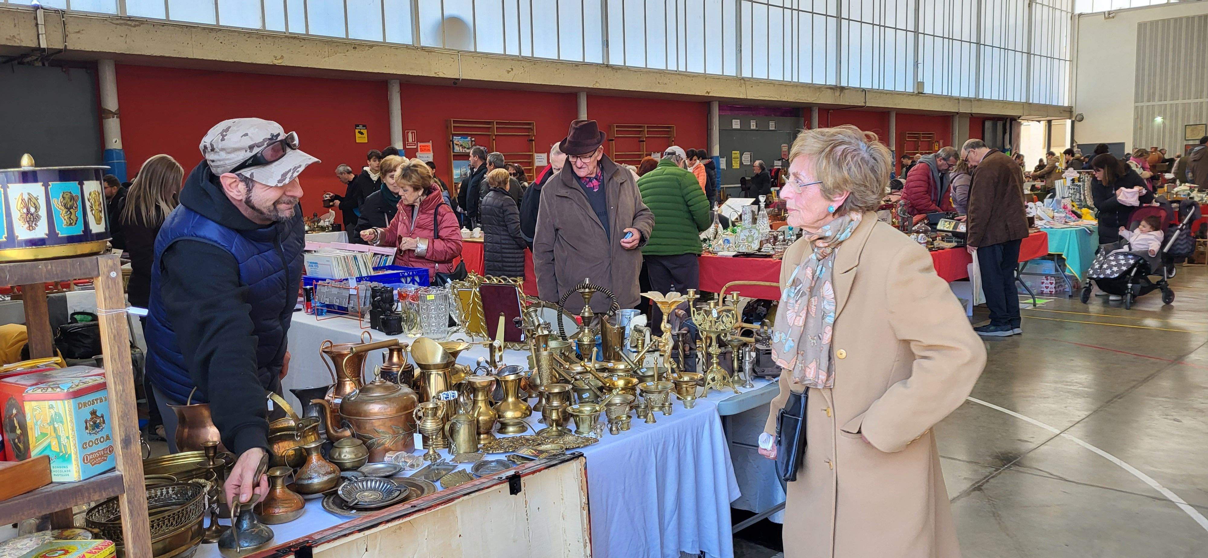 Mercado de trueque celebrado en Tierz. Foto: Mercedes Manterola