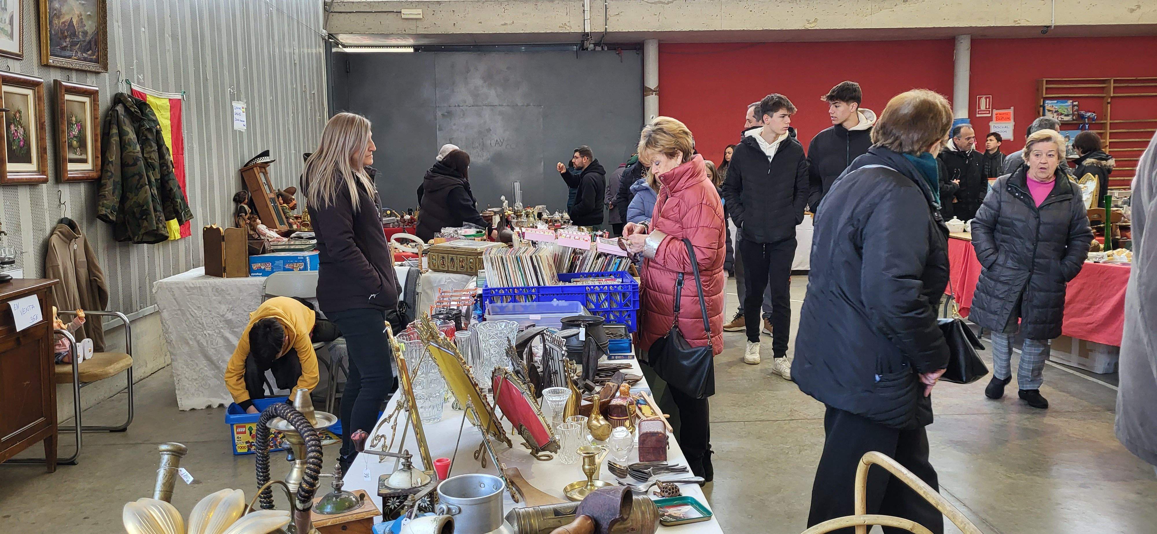 Mercado de trueque celebrado en Tierz. Foto: Mercedes Manterola