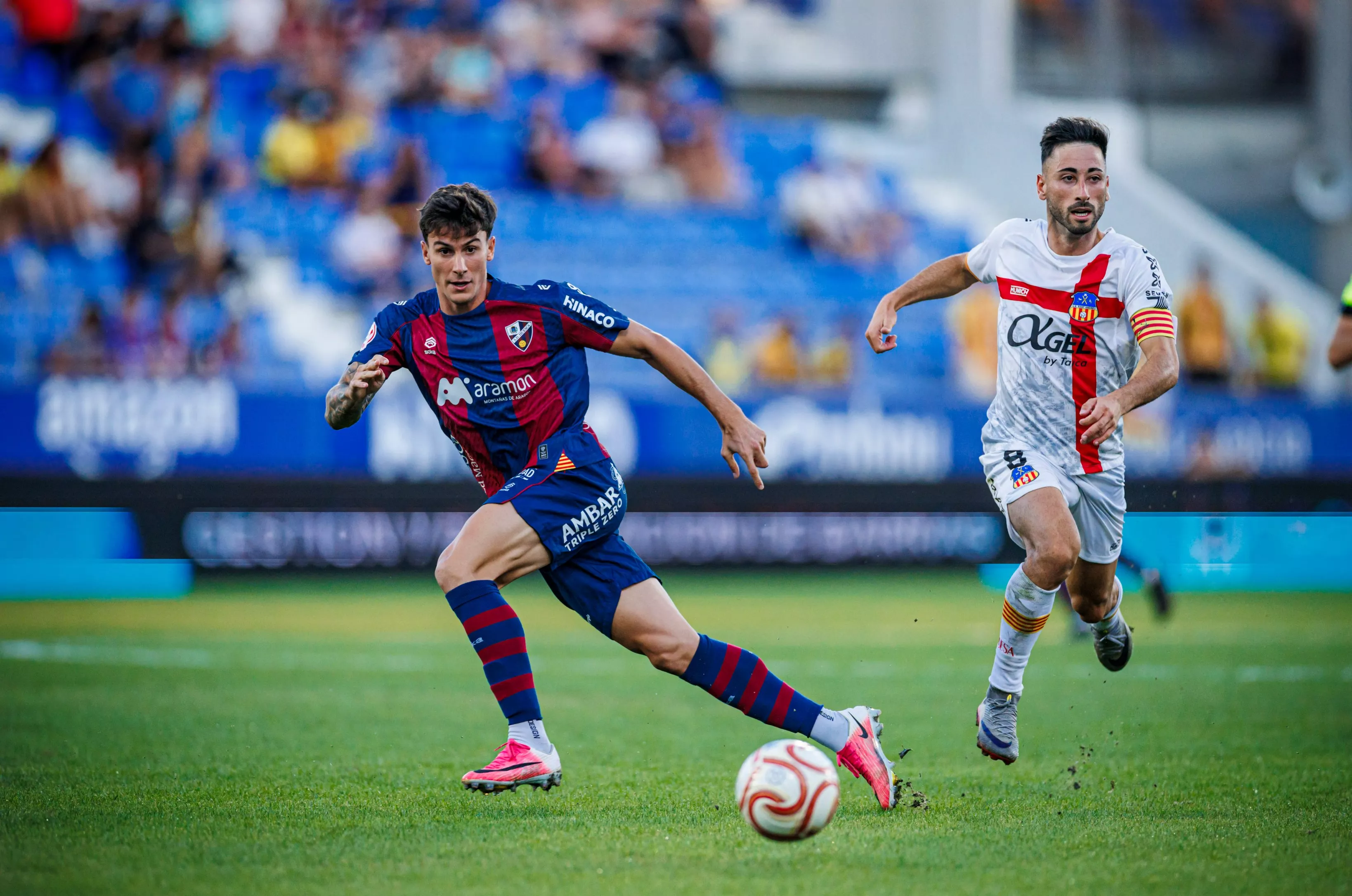 Diego Collado aporta mordiente entre los jugadores del Huesca
