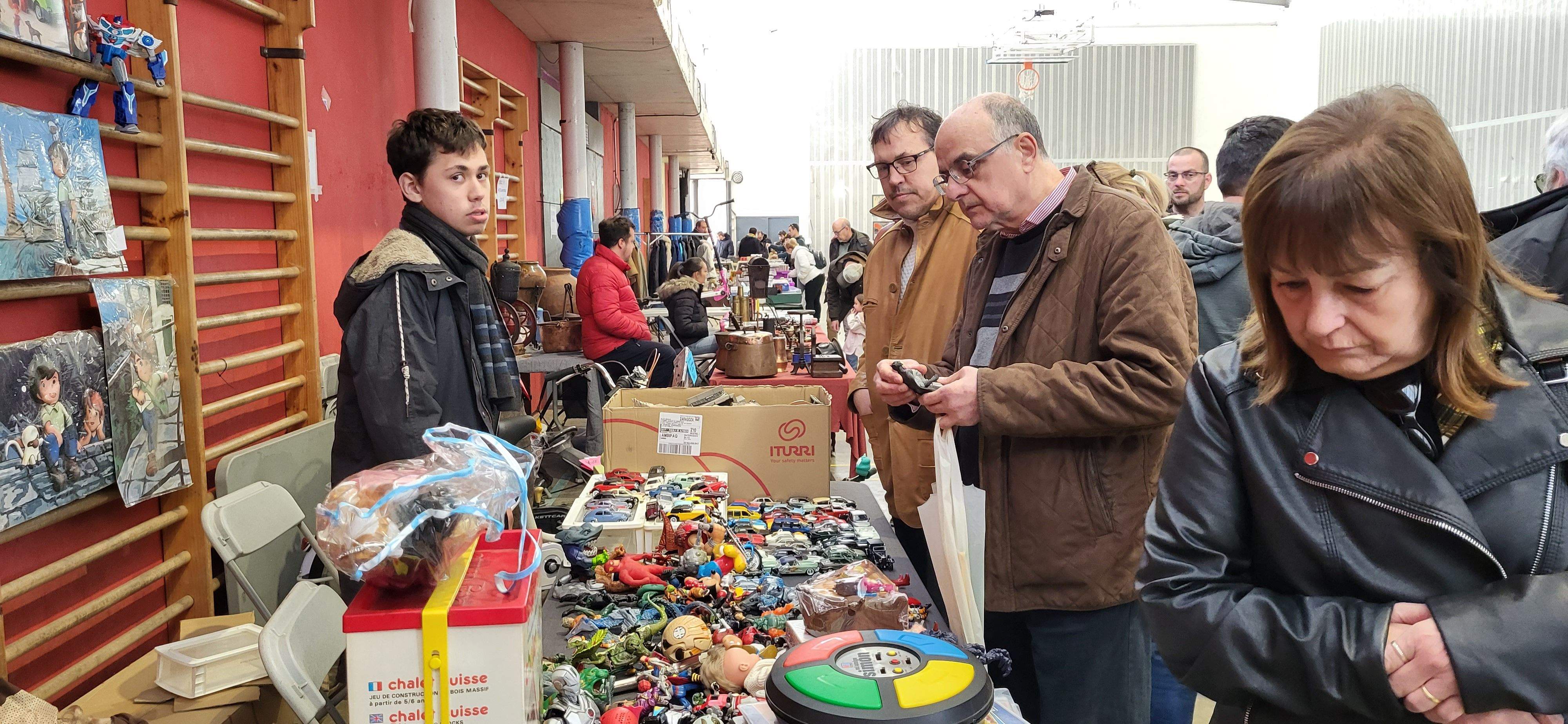 Mercado de trueque celebrado en Tierz. Foto: Mercedes Manterola