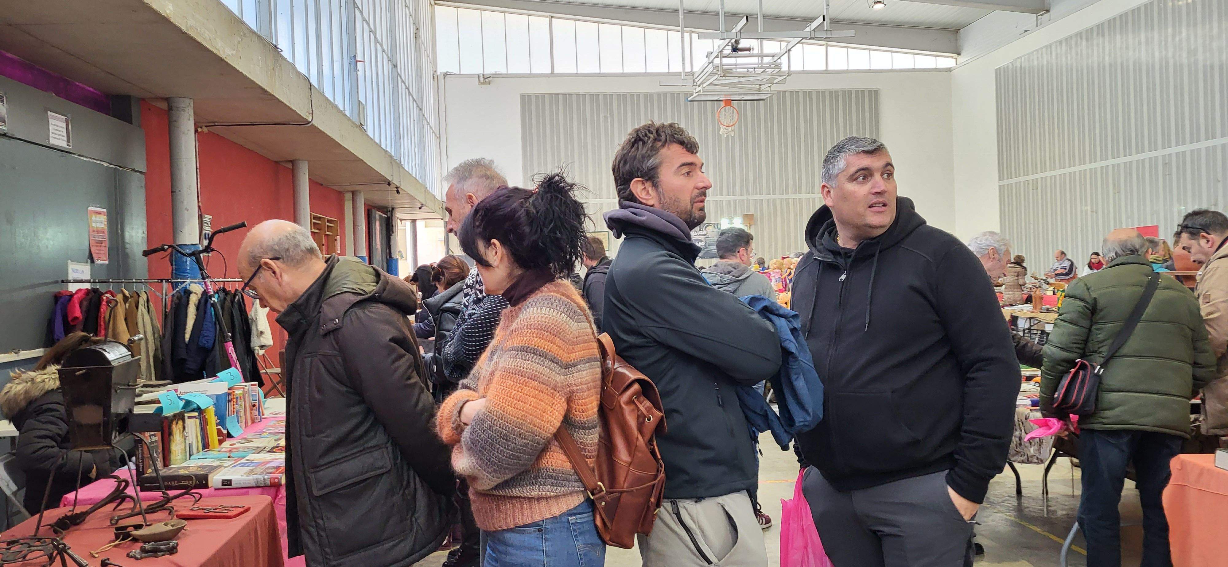 Mercado de trueque celebrado en Tierz. Foto: Mercedes Manterola