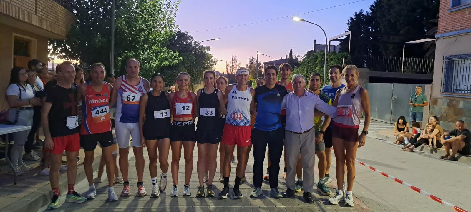 Participantes en la carrera absoluta.