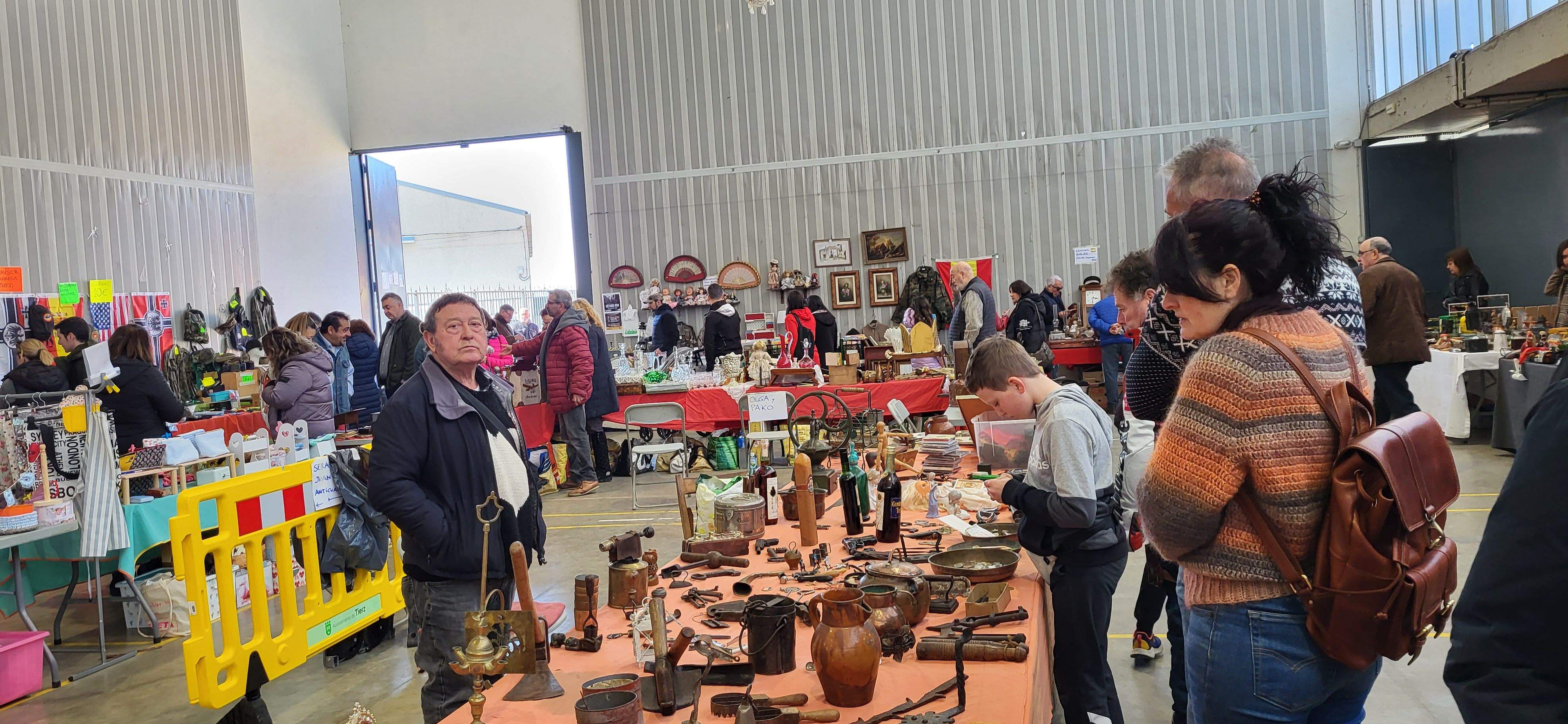 Mercado de trueque celebrado en Tierz. Foto: Mercedes Manterola