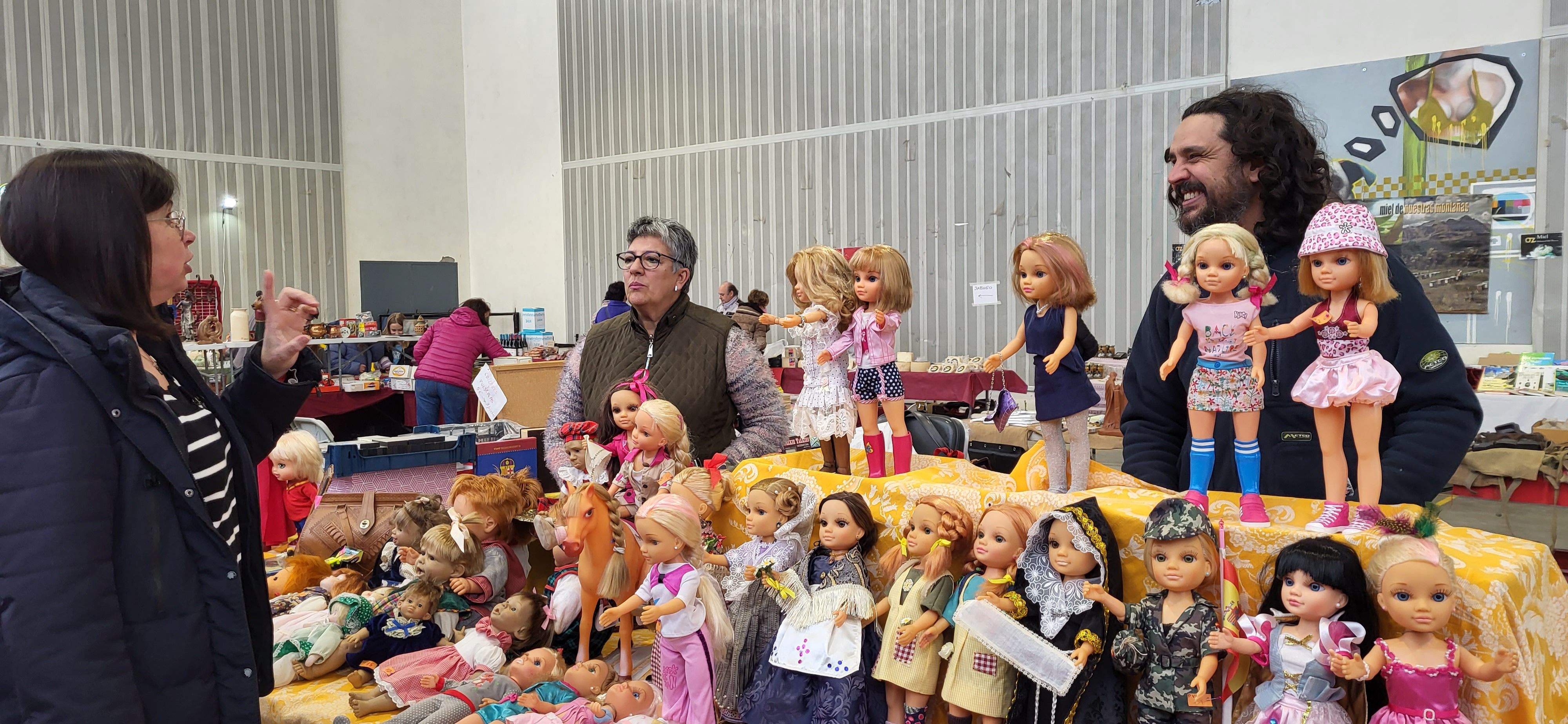 Mercado de trueque celebrado en Tierz. Foto: Mercedes Manterola