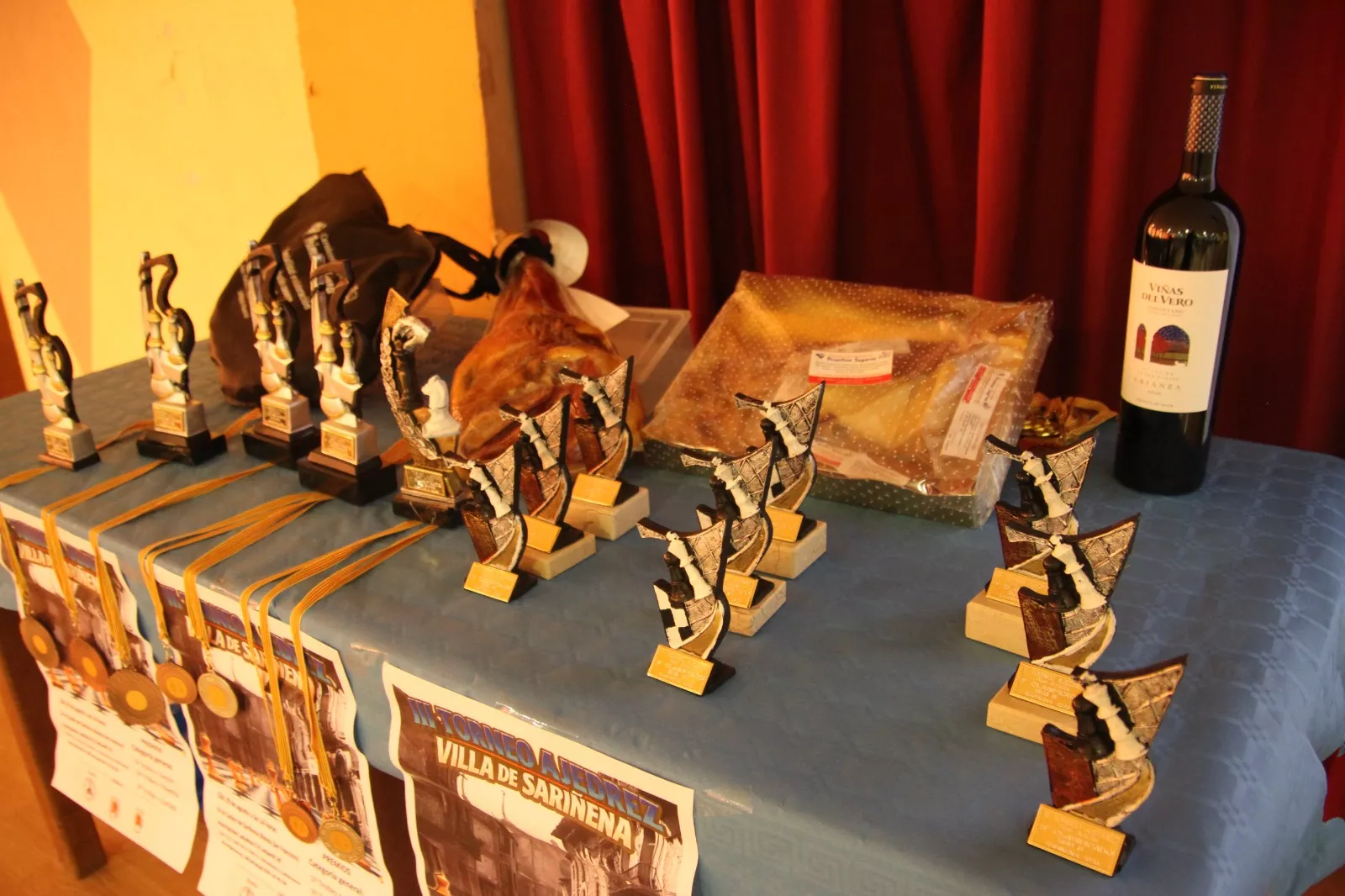 III Torneo de Ajedrez Villa de Sariñena. Foto: Carlos Neofato.
