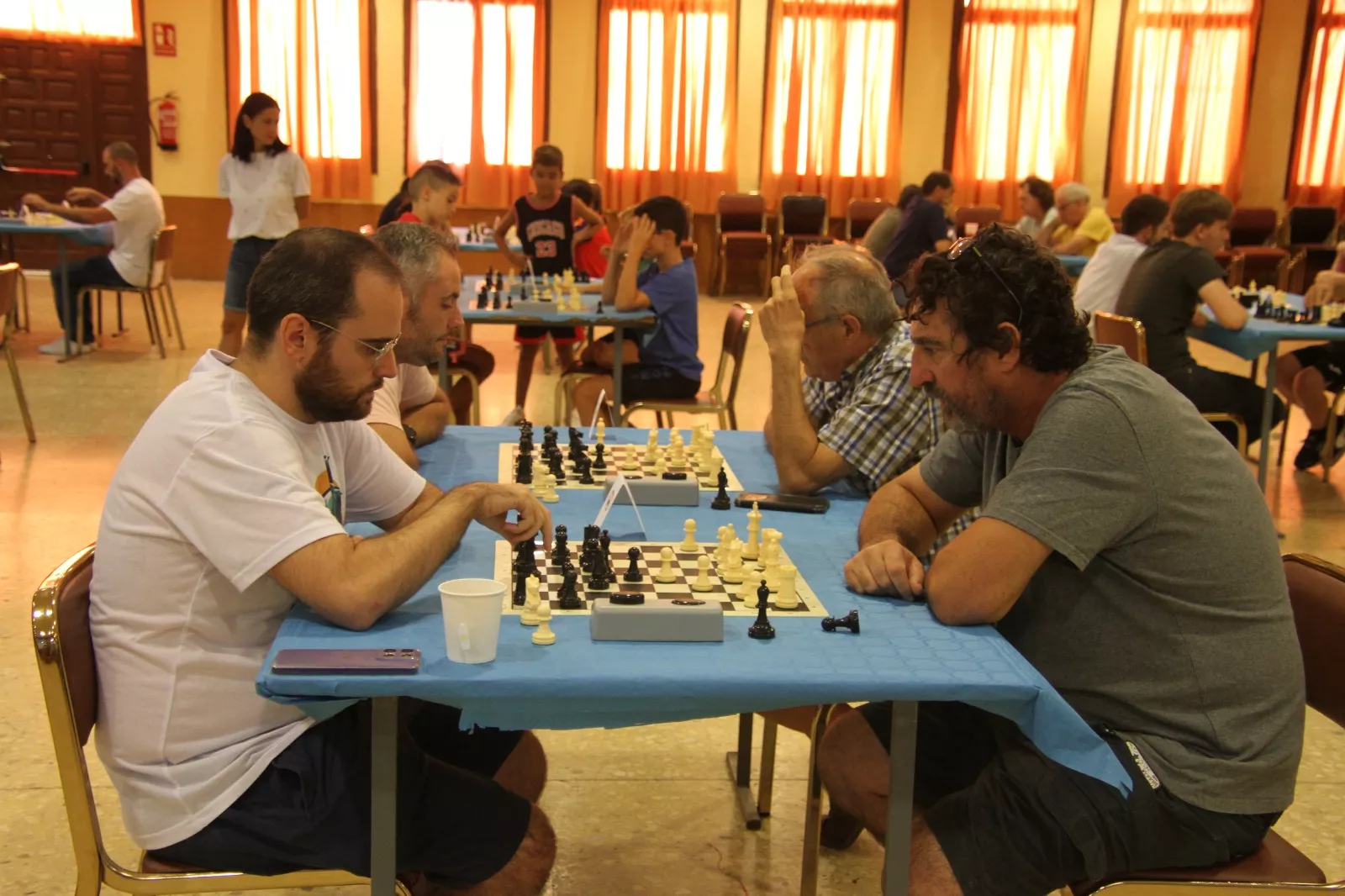 III Torneo de Ajedrez Villa de Sariñena. Foto: Carlos Neofato.
