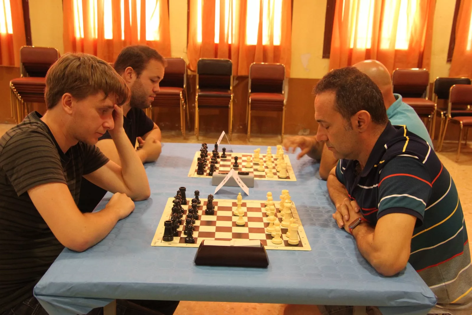 III Torneo de Ajedrez Villa de Sariñena. Foto: Carlos Neofato.