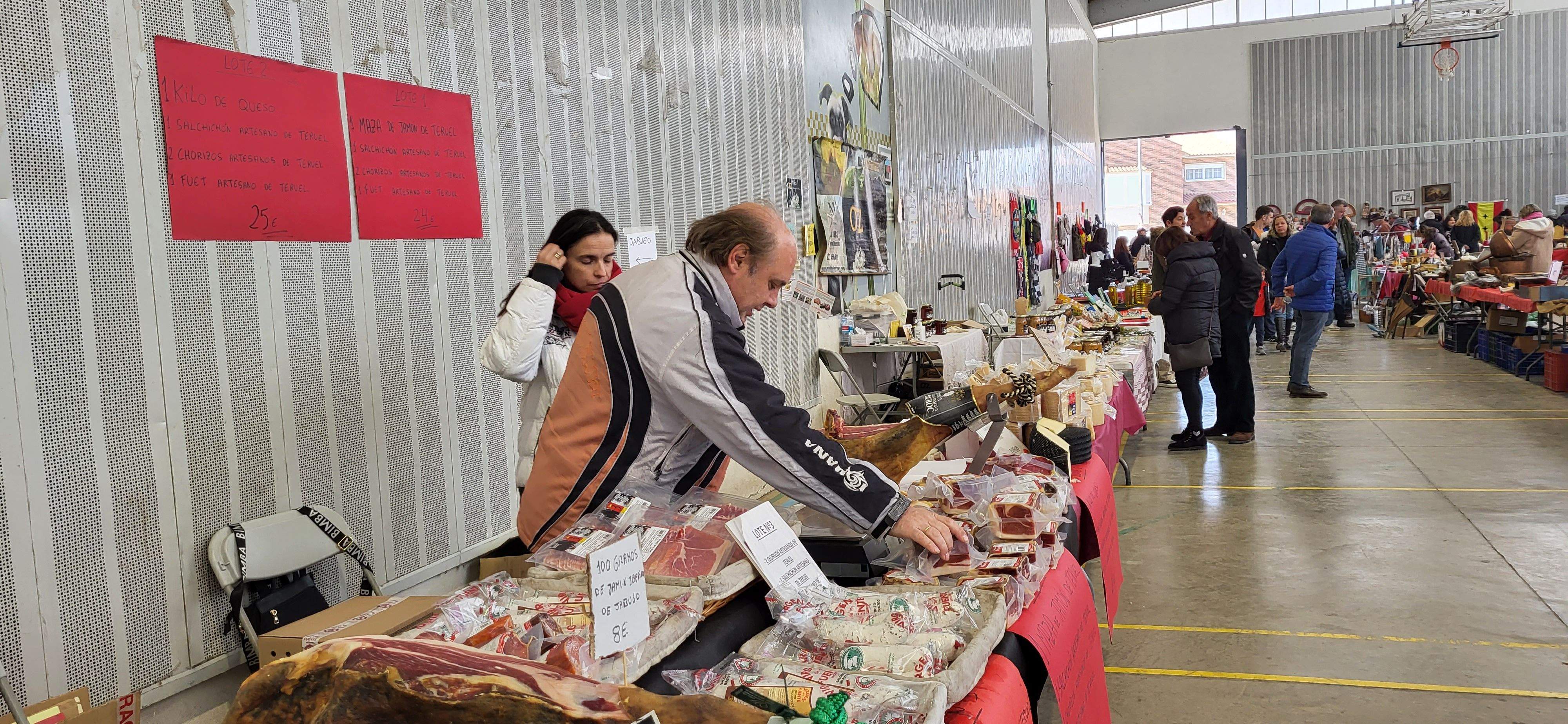 Mercado de trueque celebrado en Tierz. Foto: Mercedes Manterola