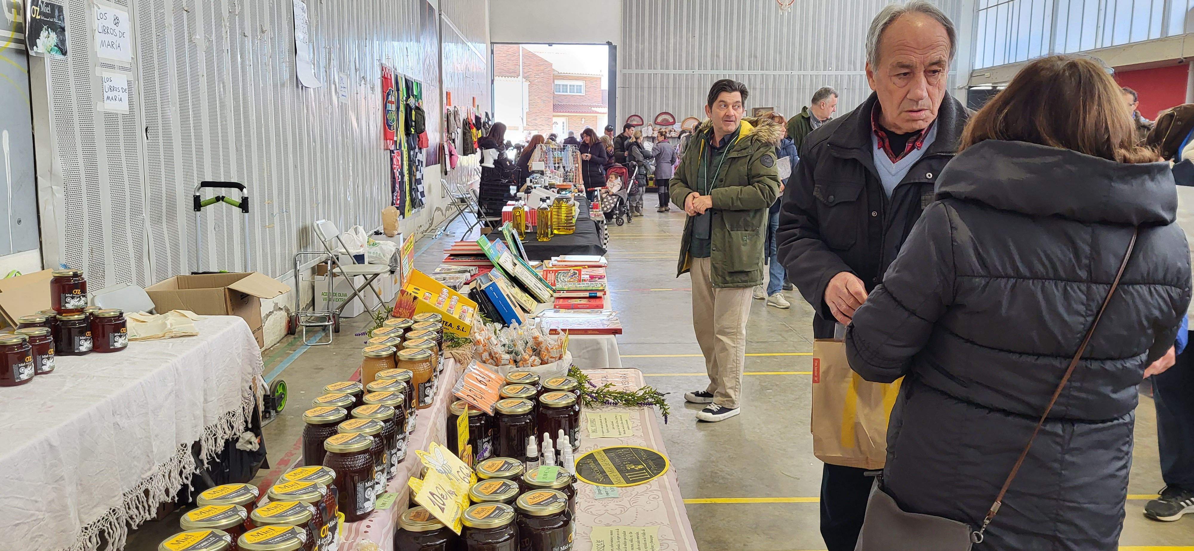 Mercado de trueque celebrado en Tierz. Foto: Mercedes Manterola