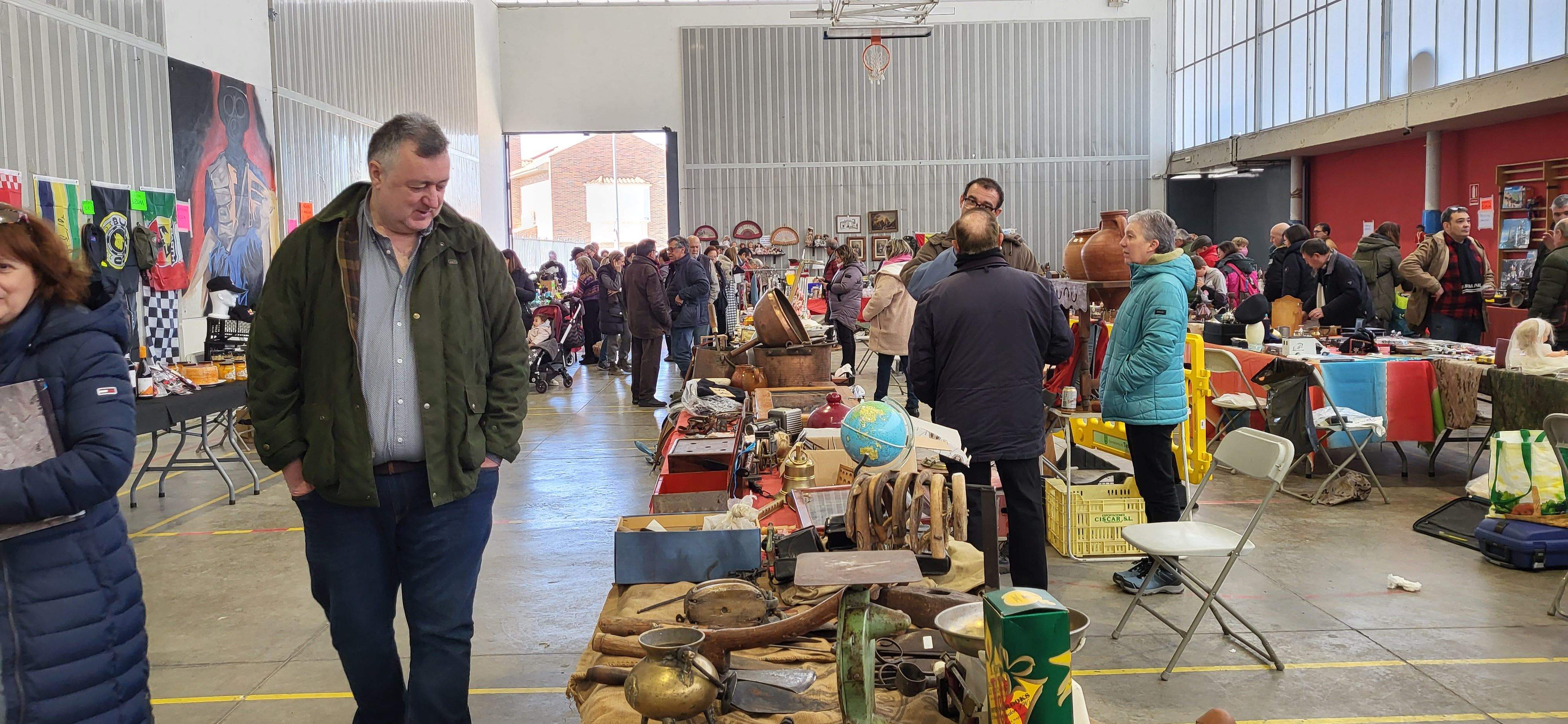 Mercado de trueque celebrado en Tierz. Foto: Mercedes Manterola