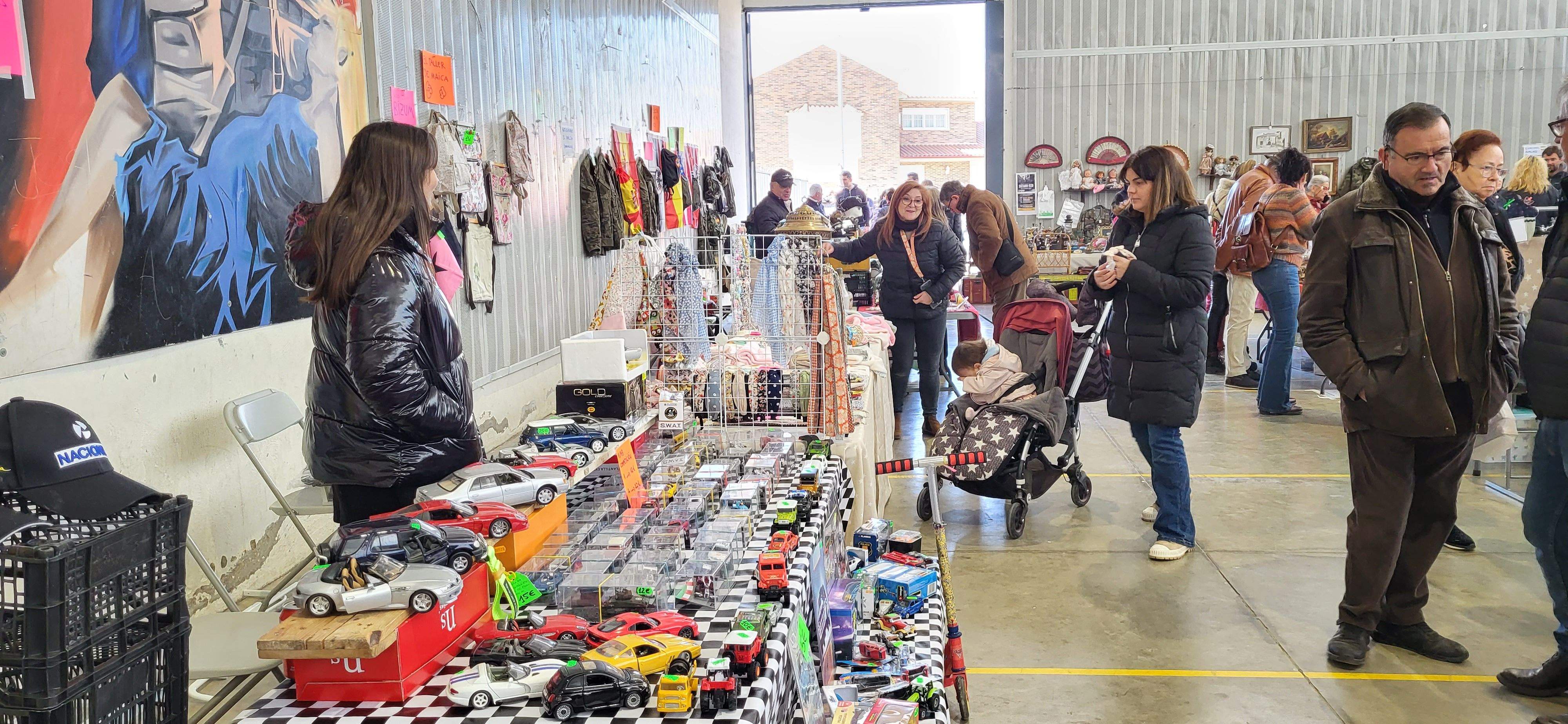 Mercado de trueque celebrado en Tierz. Foto: Mercedes Manterola