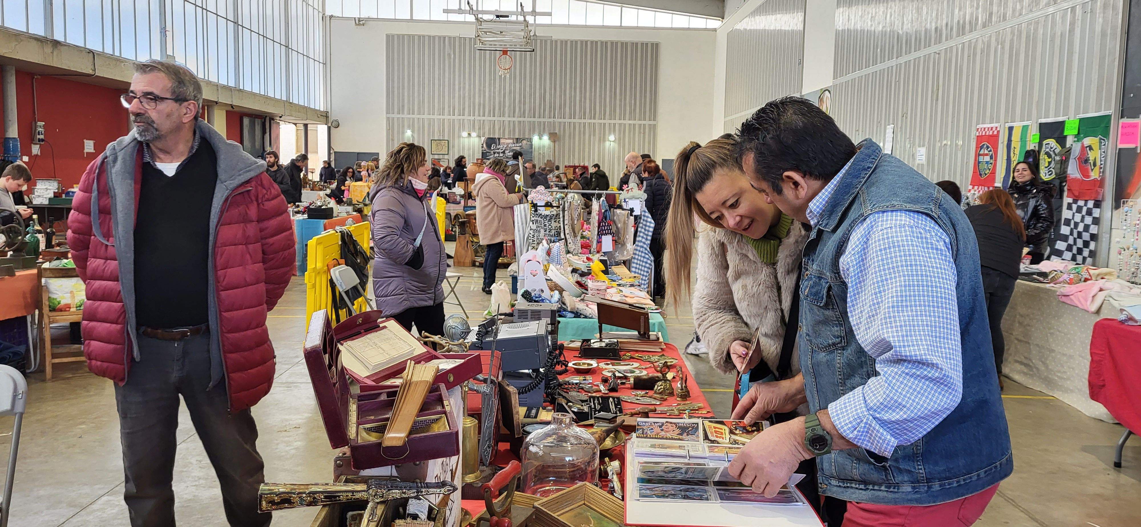 Mercado de trueque celebrado en Tierz. Foto: Mercedes Manterola