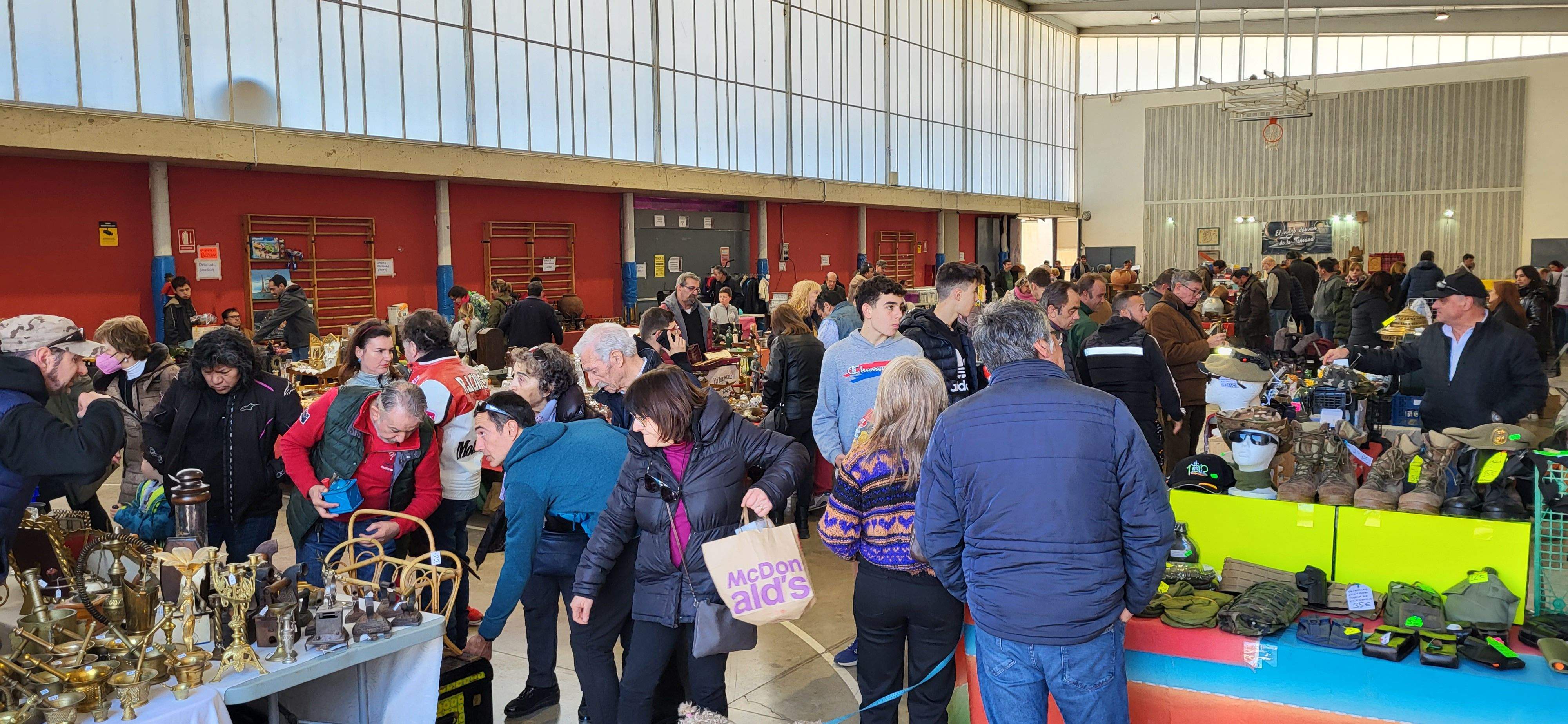 Mercado de trueque celebrado en Tierz. Foto: Mercedes Manterola