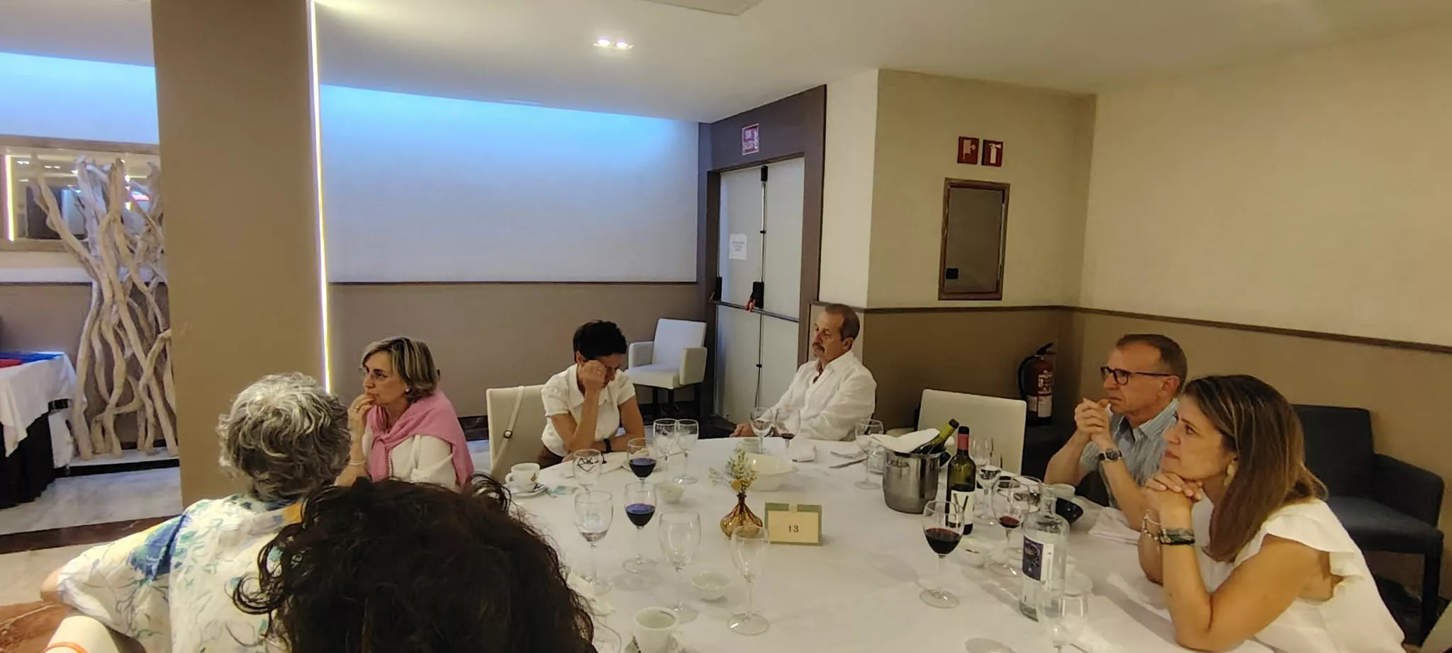 Homenaje en el Hotel Pedro I a Luis Gurucharri. Foto Félix Batalla