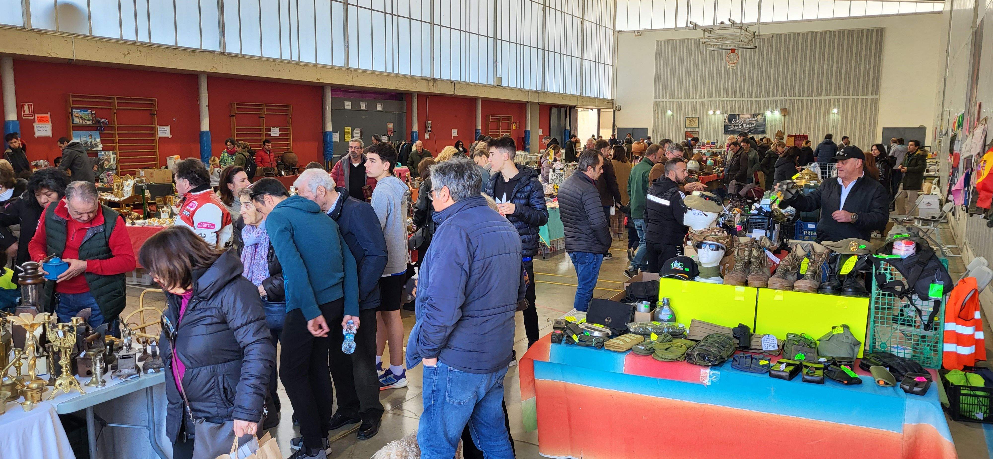 Mercado de trueque celebrado en Tierz. Foto: Mercedes Manterola