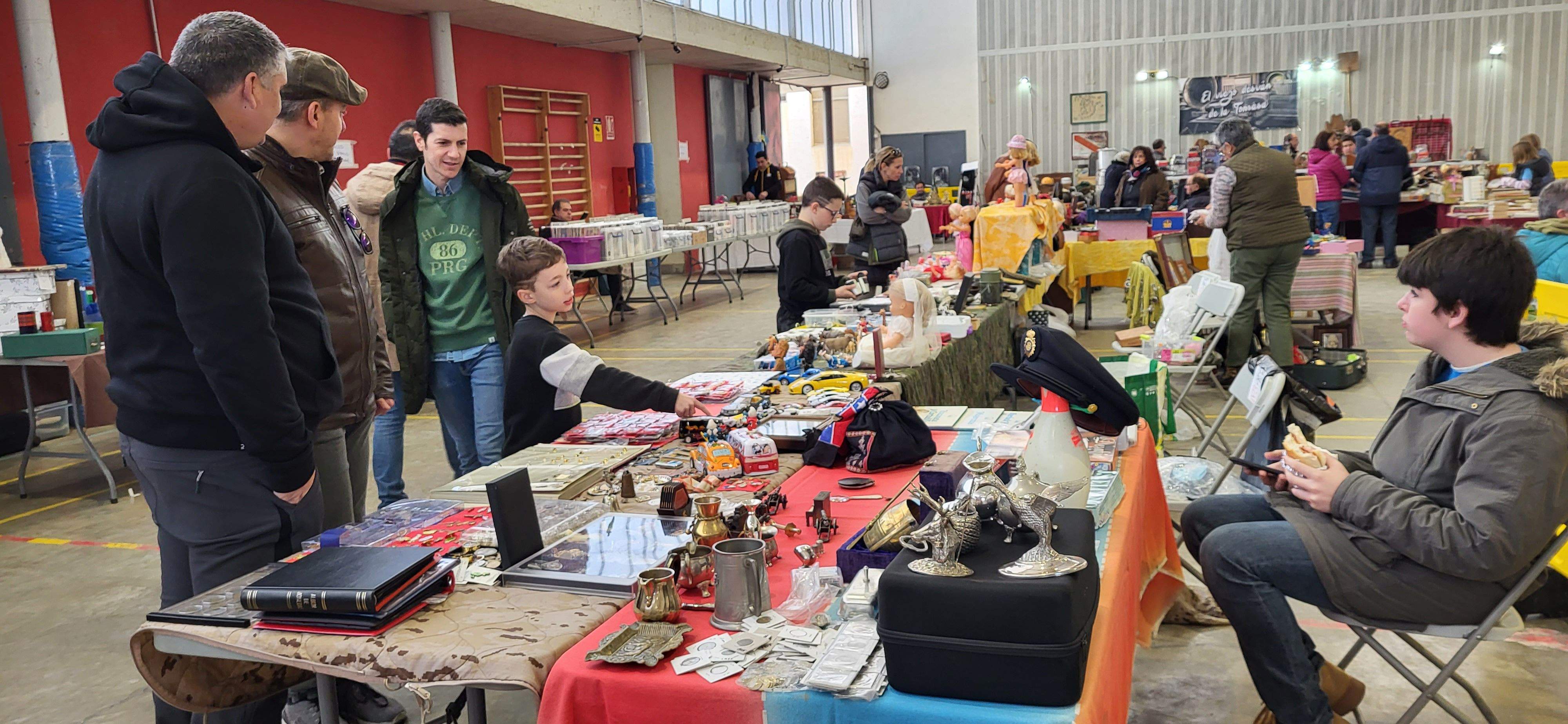 Mercado de trueque celebrado en Tierz. Foto: Mercedes Manterola