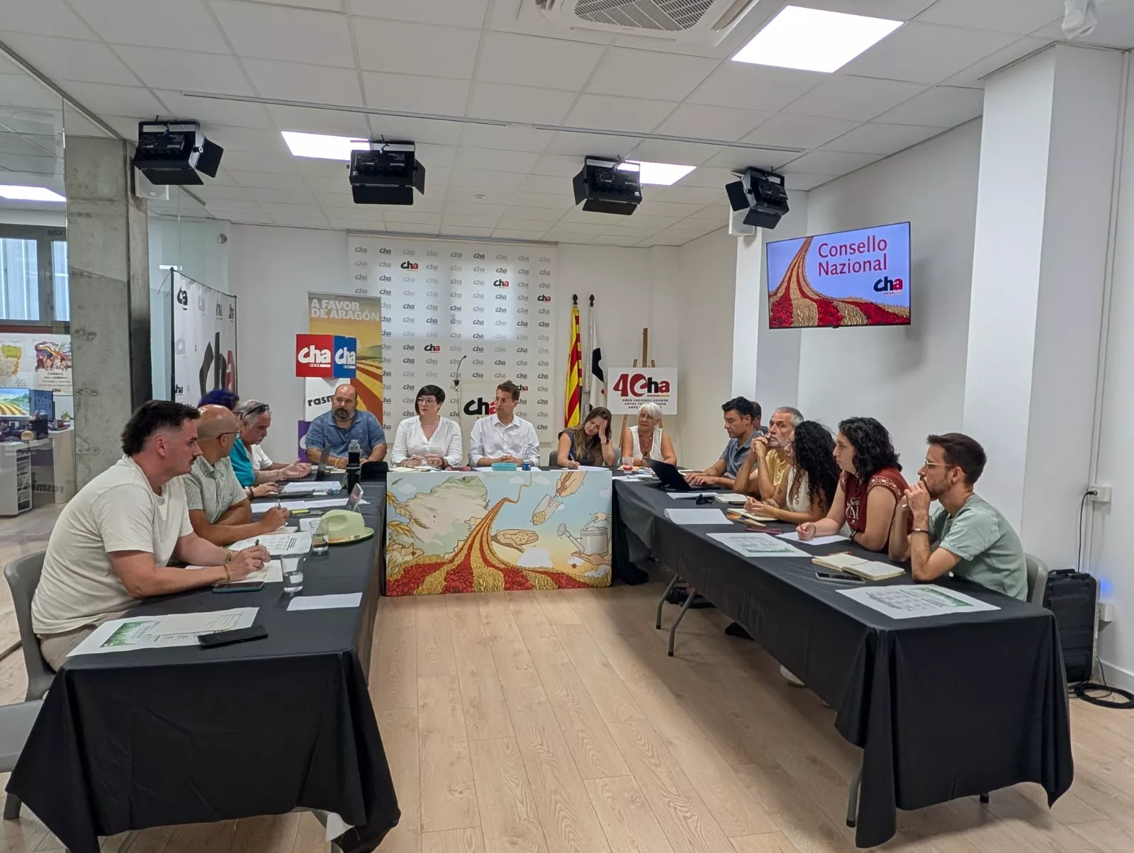 Reunión del Consello Nacional de CHA.