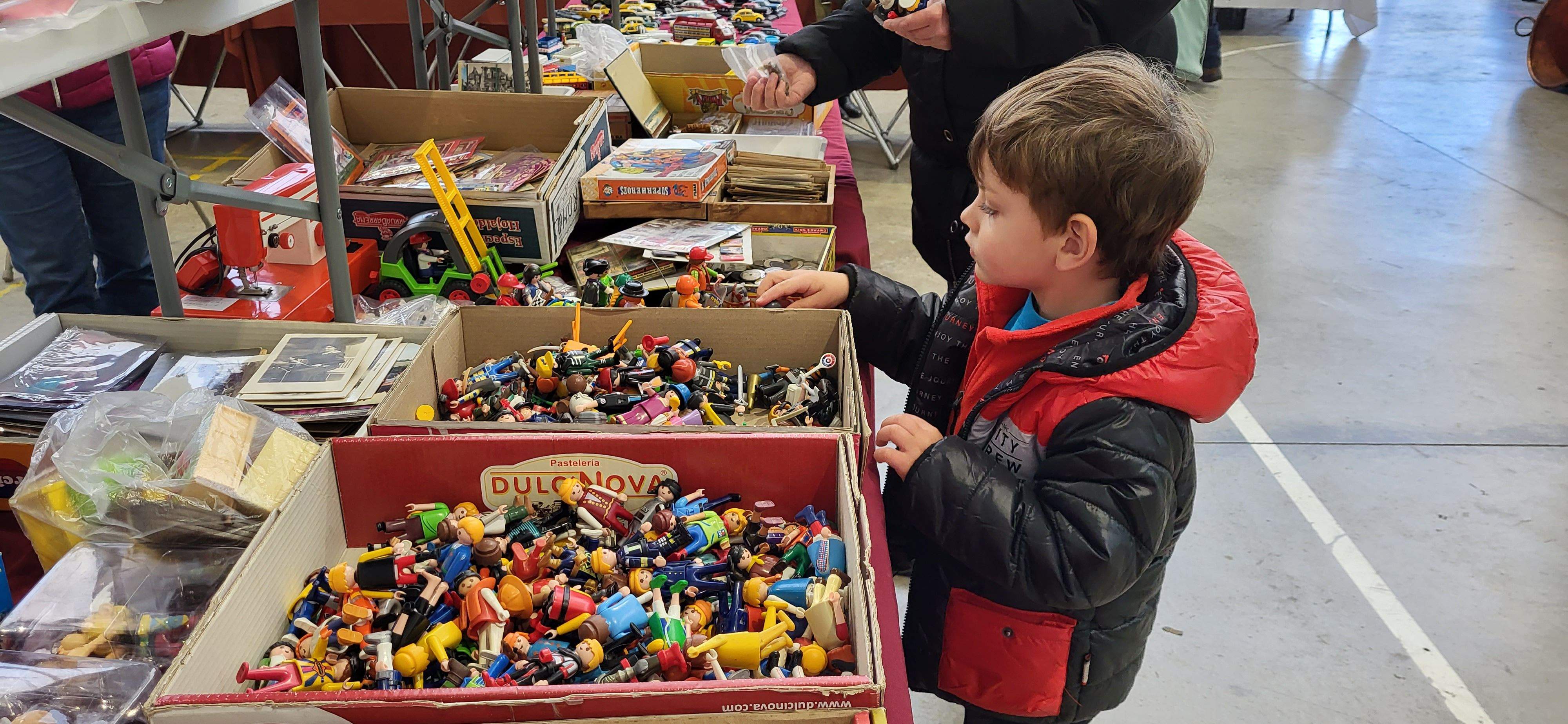 Mercado de trueque celebrado en Tierz. Foto: Mercedes Manterola