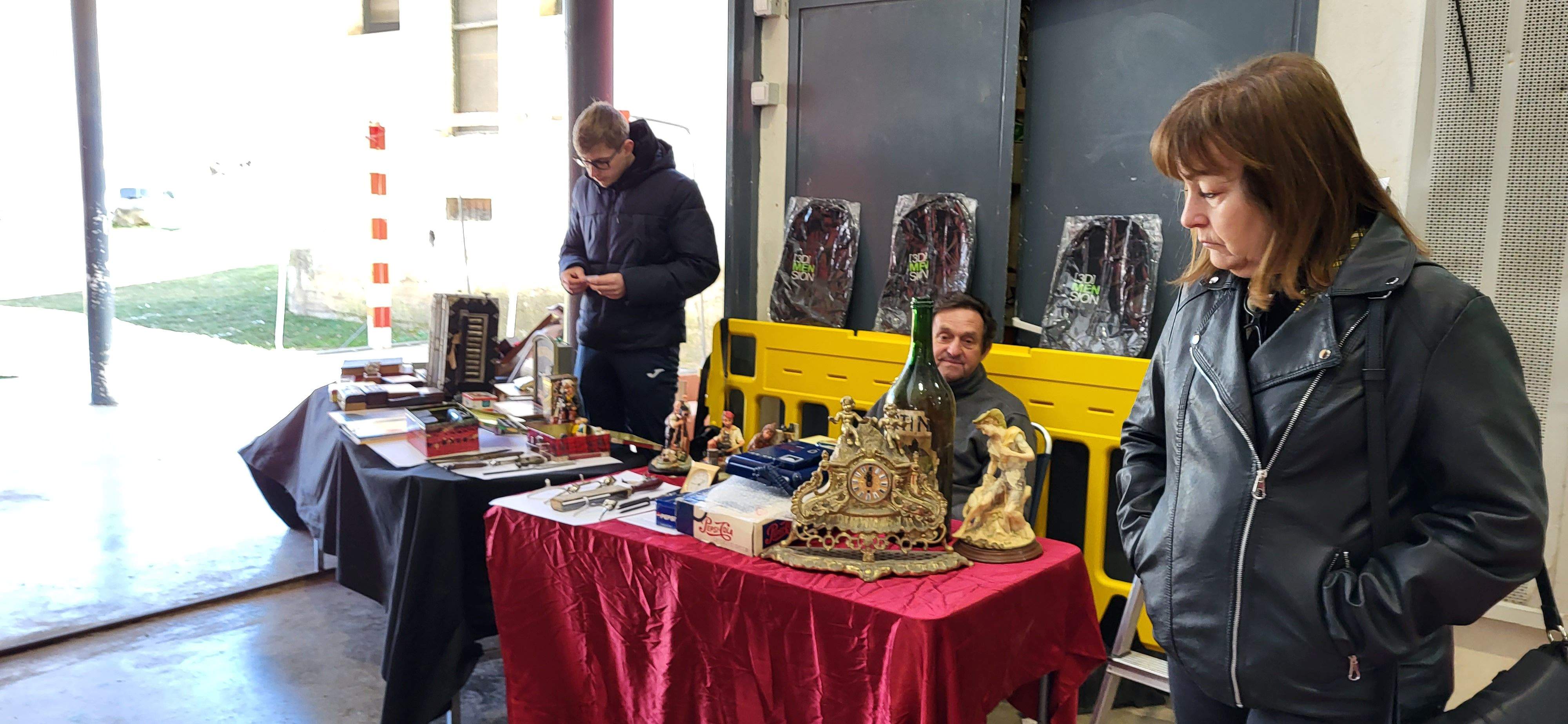 Mercado de trueque celebrado en Tierz. Foto: Mercedes Manterola