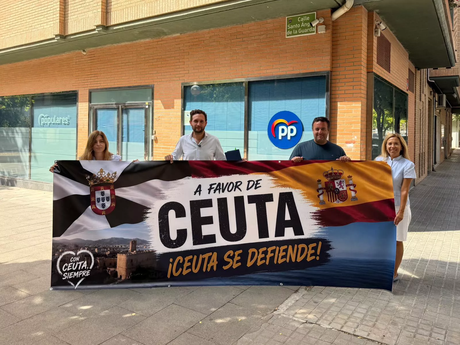 Claver pide a los altoaragoneses que salgan a la calle por Ceuta: "Todos somos España".