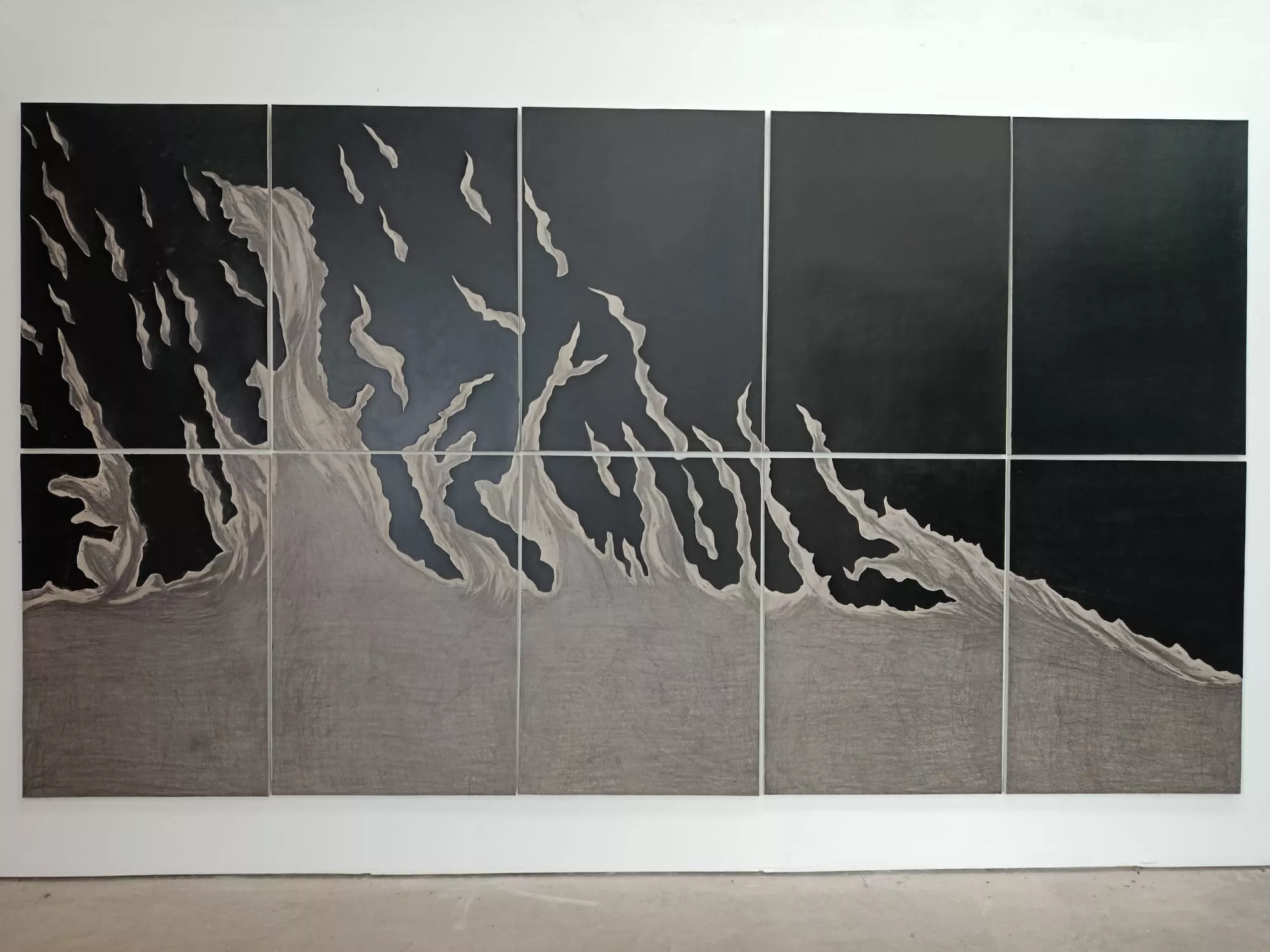 Exposición "Los espacios infinitos" de Santiago Arranz en Castejón de Sos.