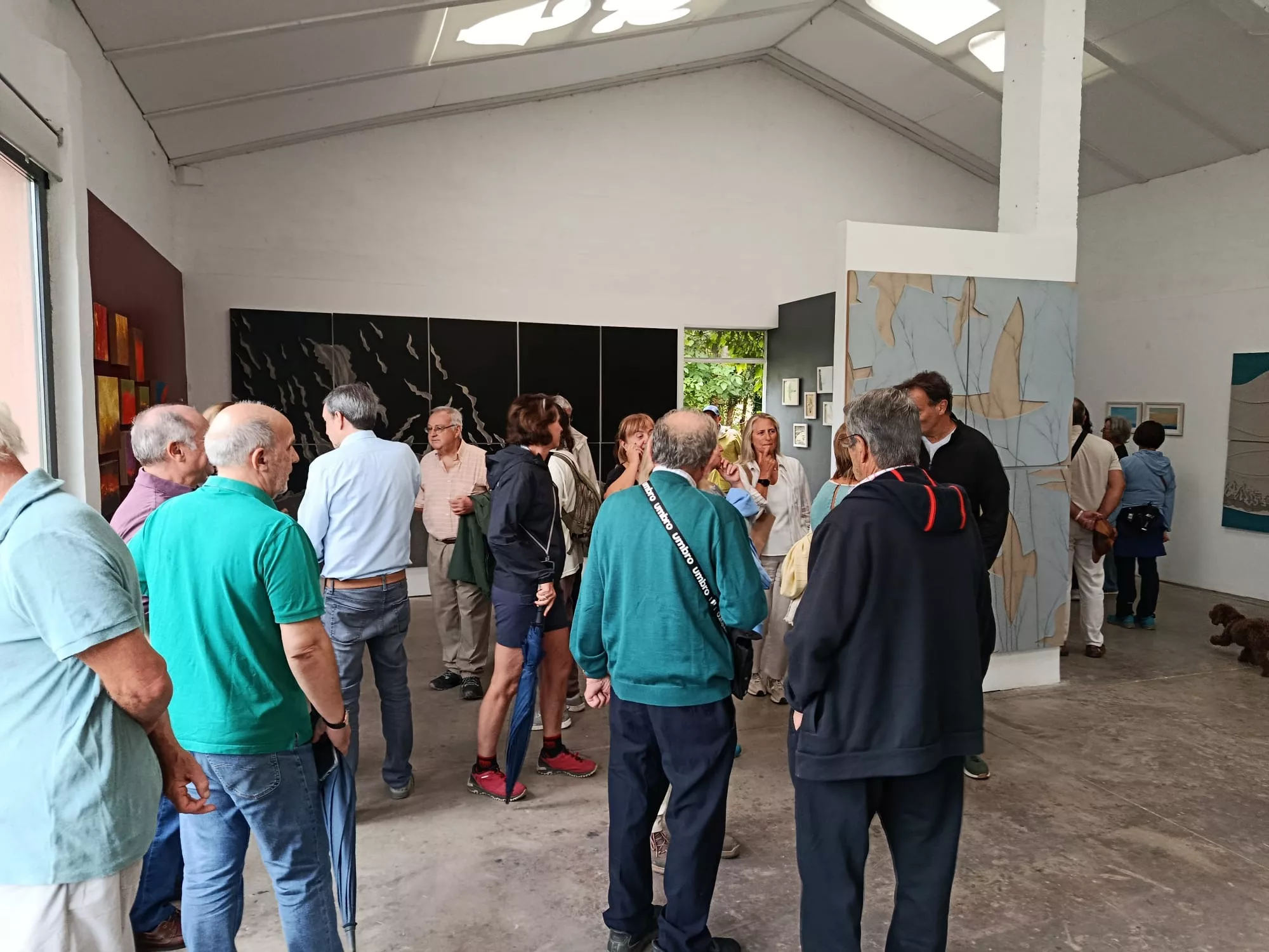 Exposición "Los espacios infinitos" de Santiago Arranz en Castejón de Sos.