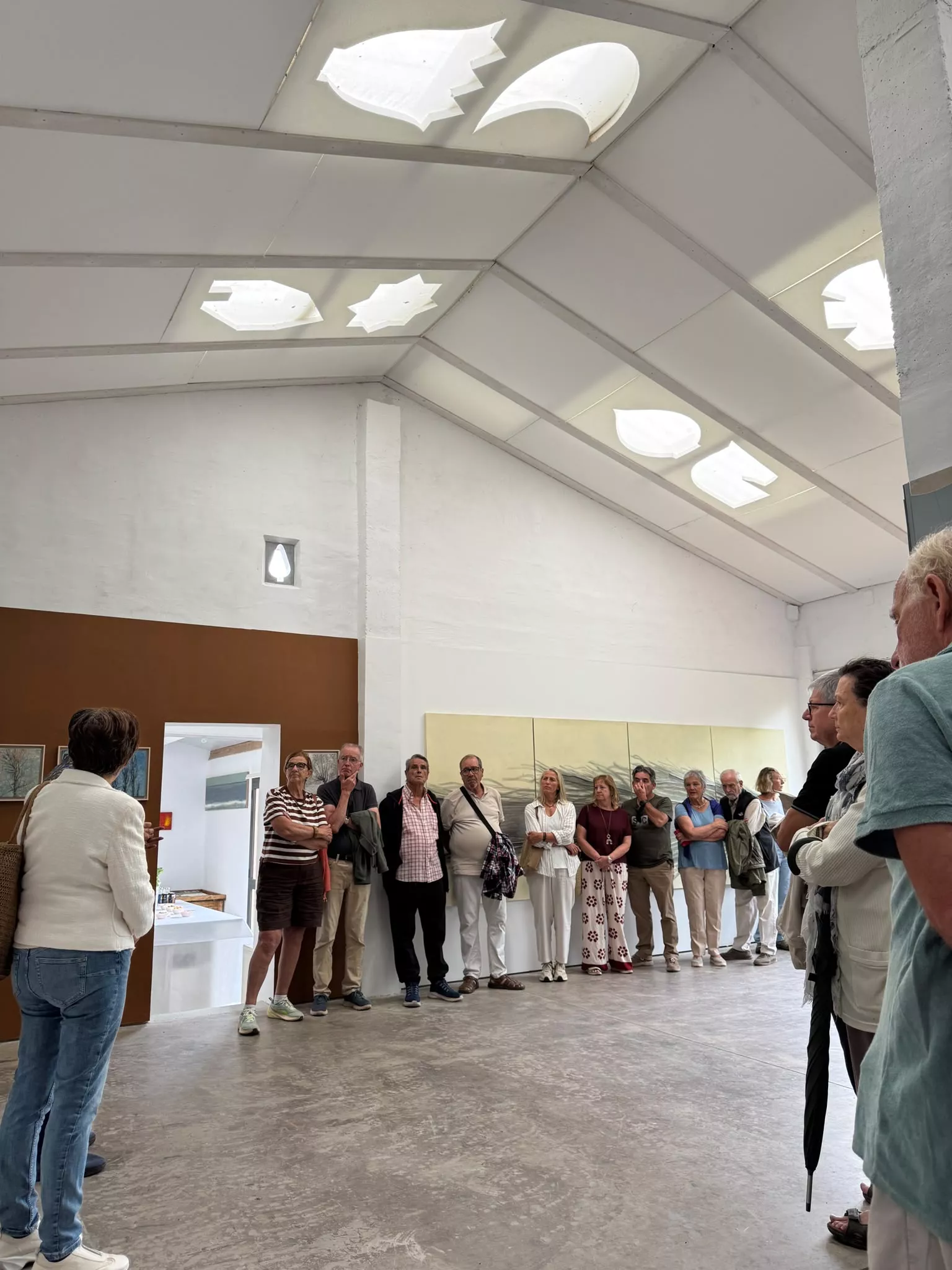 Exposición "Los espacios infinitos" de Santiago Arranz en Castejón de Sos.