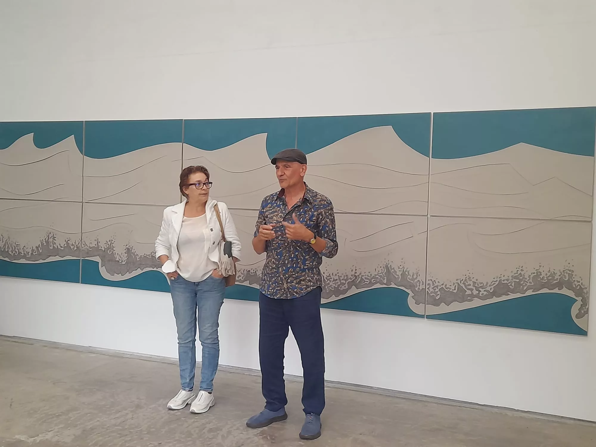 Exposición "Los espacios infinitos" de Santiago Arranz en Castejón de Sos.