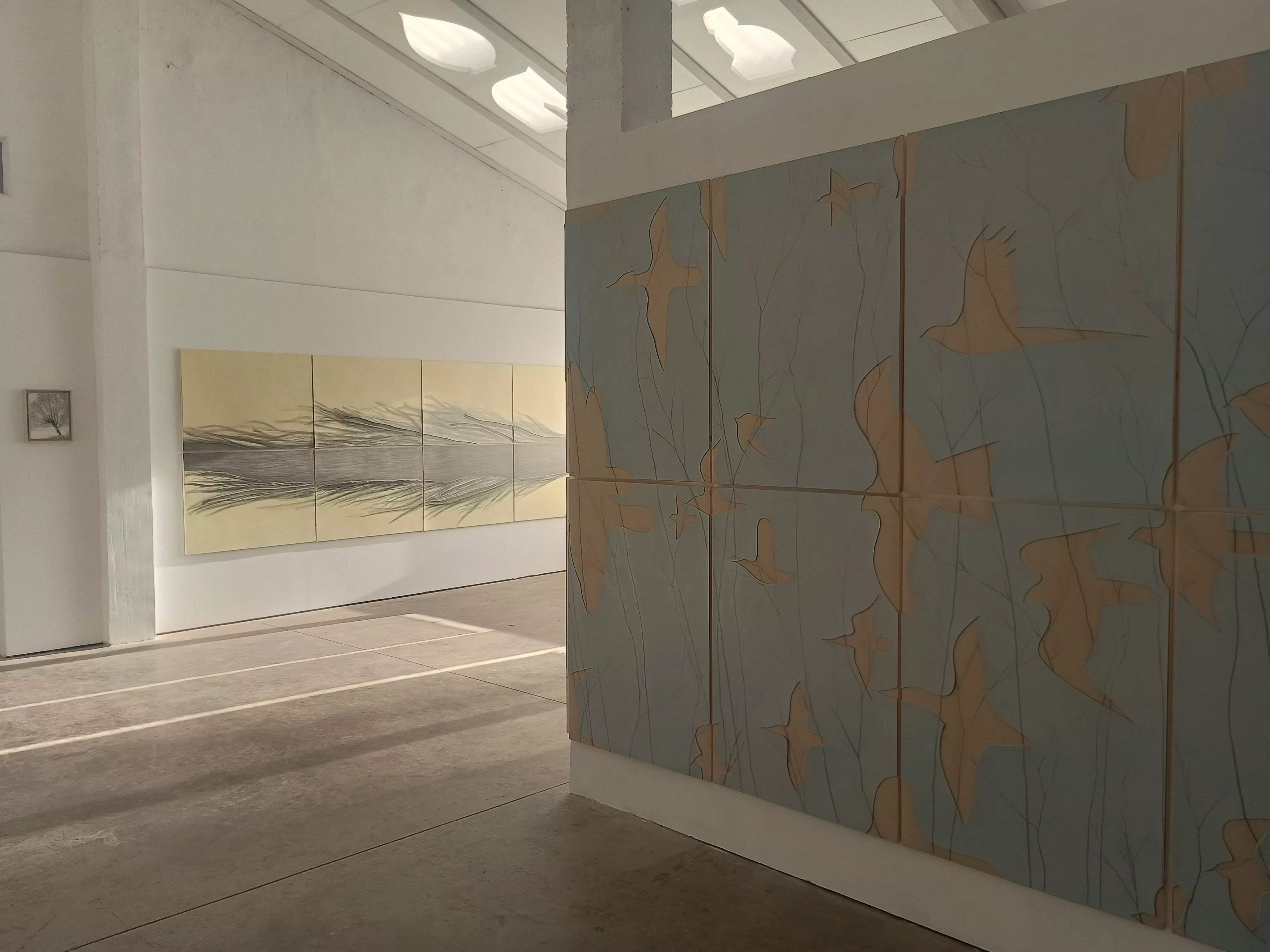 Exposición "Los espacios infinitos" de Santiago Arranz en Castejón de Sos.