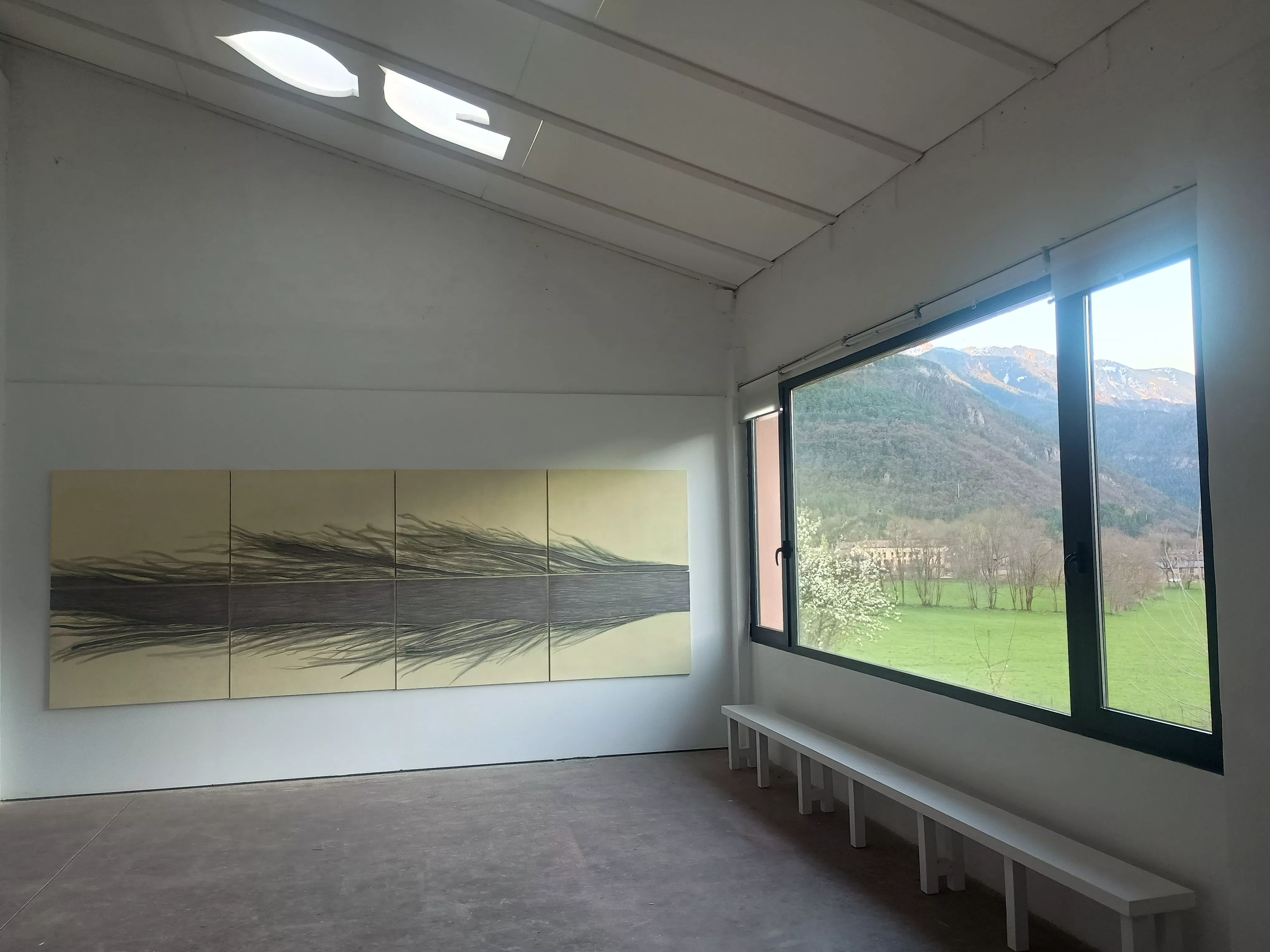 Exposición "Los espacios infinitos" de Santiago Arranz en Castejón de Sos.