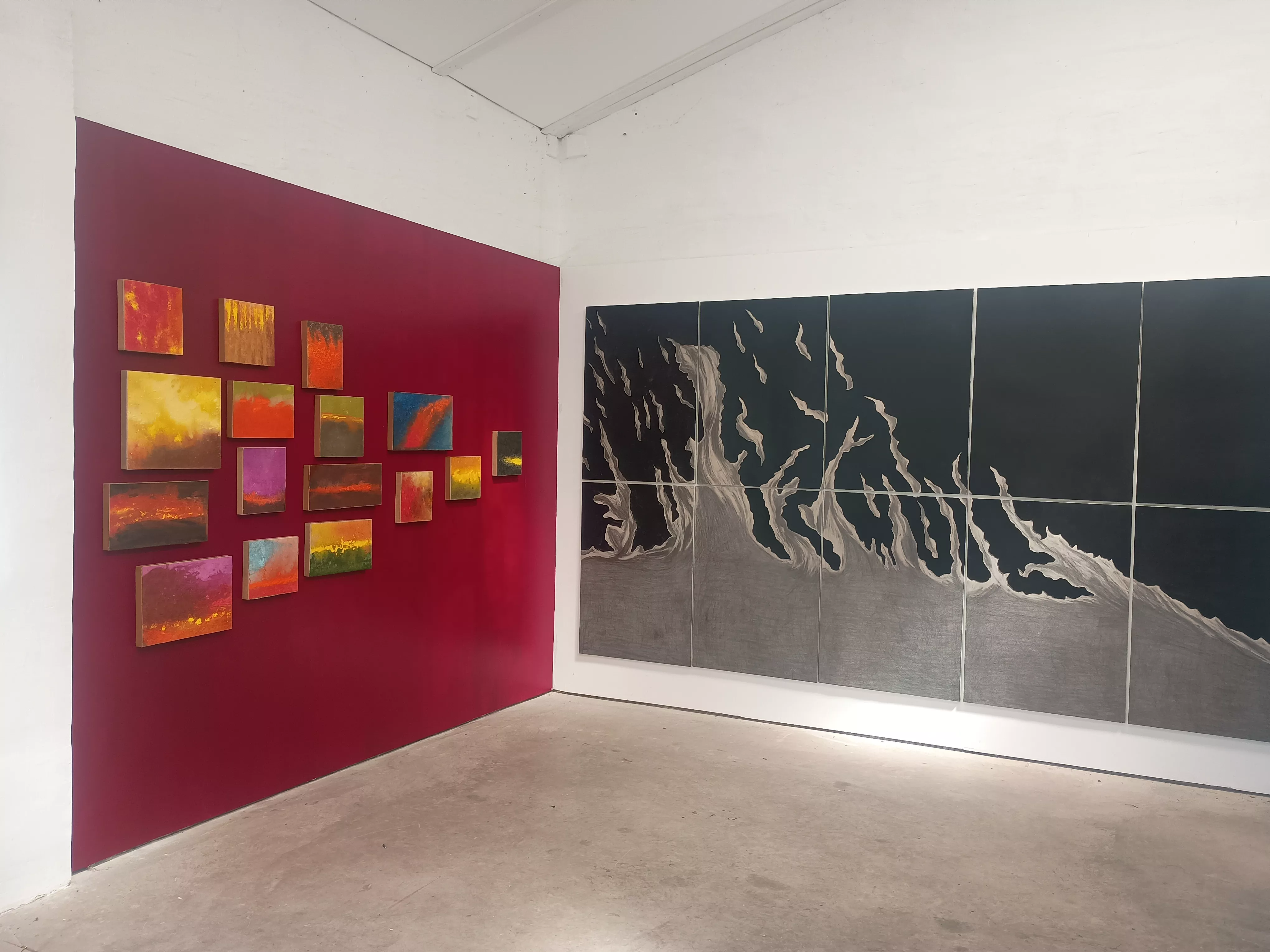 Exposición "Los espacios infinitos" de Santiago Arranz en Castejón de Sos.