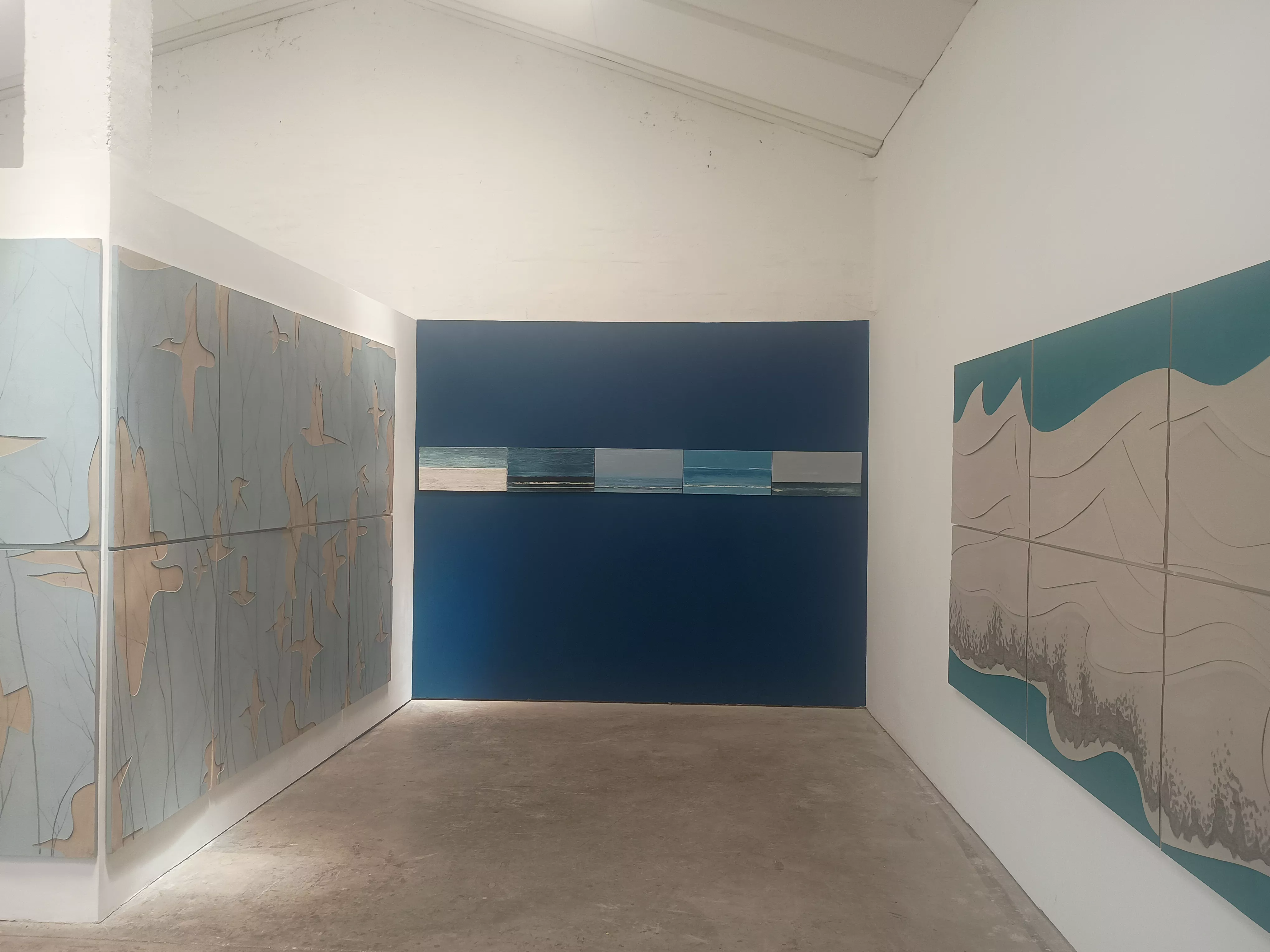 Exposición "Los espacios infinitos" de Santiago Arranz en Castejón de Sos.