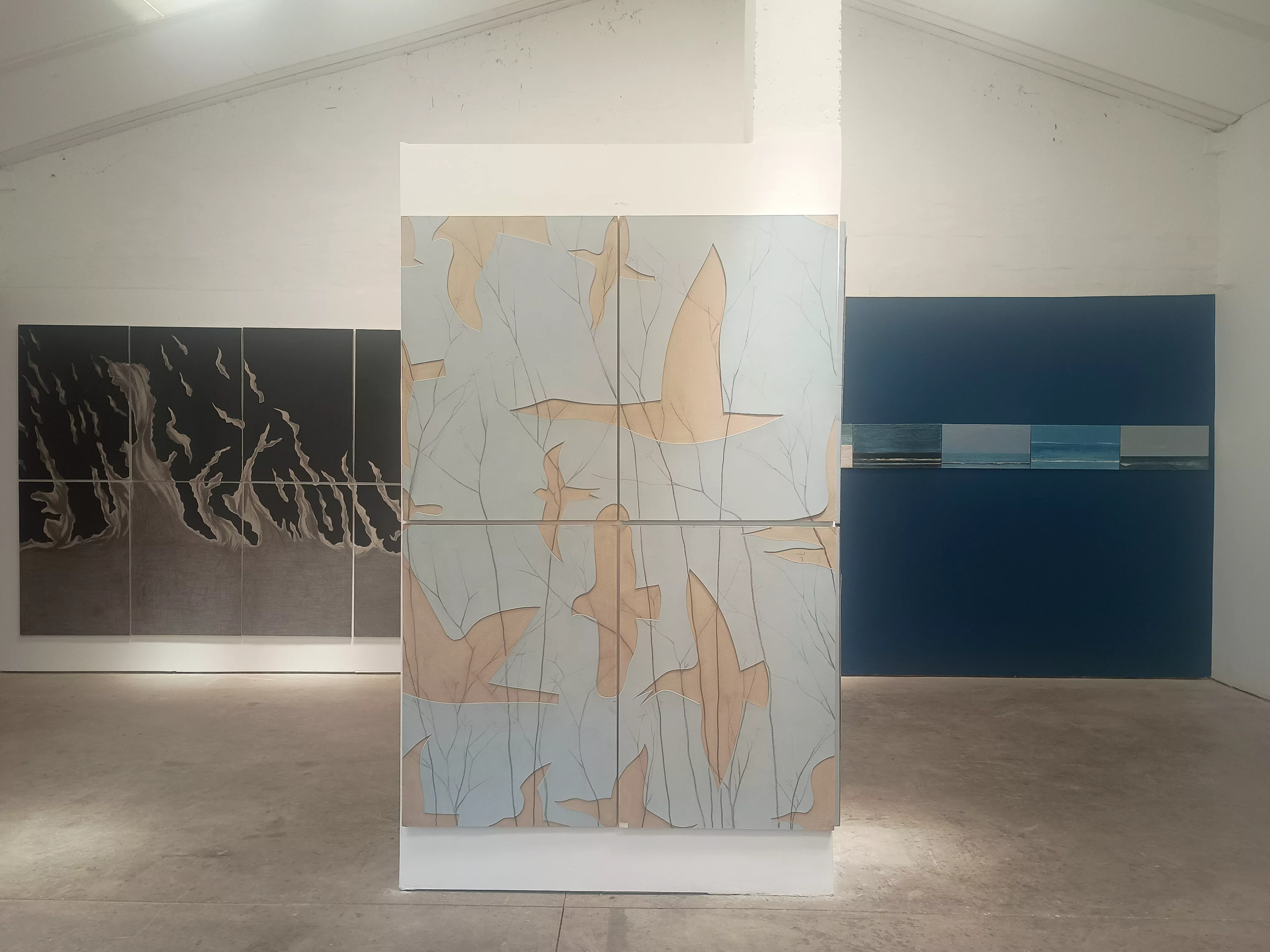 Exposición "Los espacios infinitos" de Santiago Arranz en Castejón de Sos.