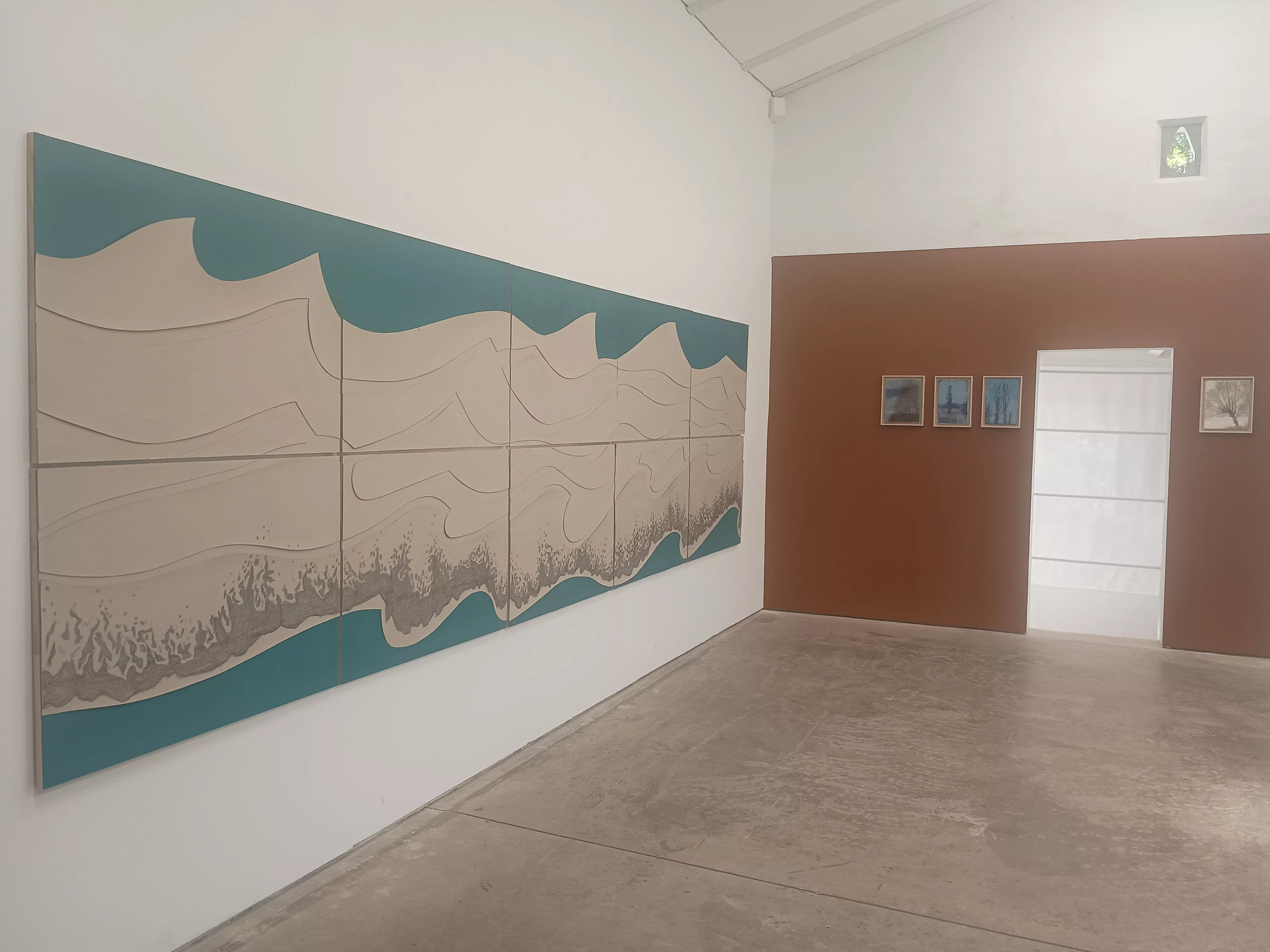 Exposición "Los espacios infinitos" de Santiago Arranz en Castejón de Sos.