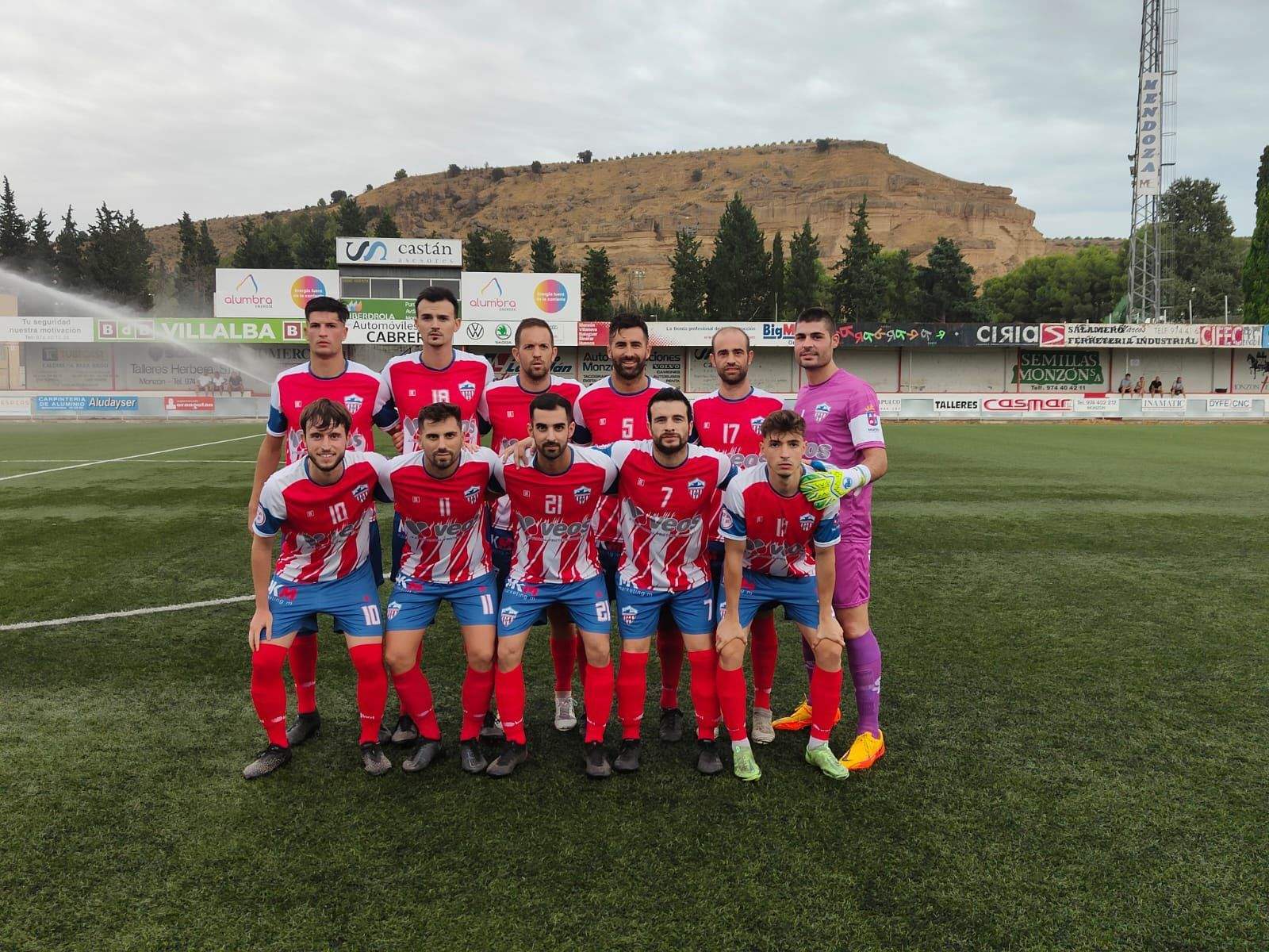 Once del Monzón ante el Barbastro.