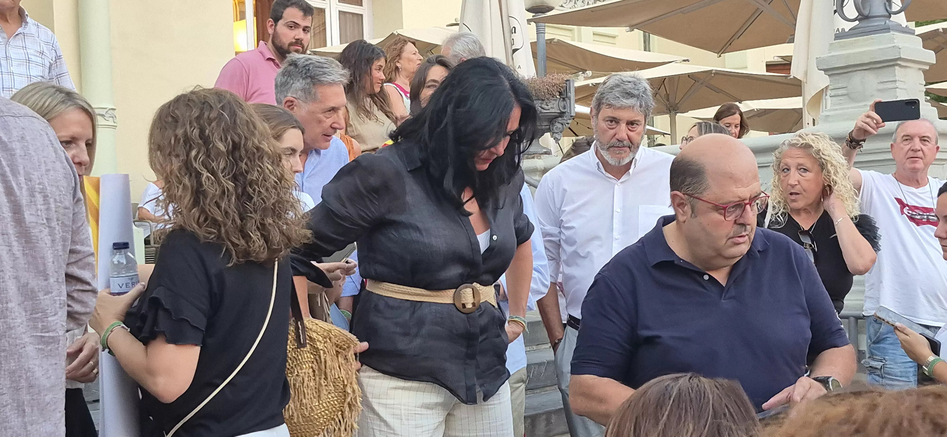 Concentración en la ciudad de Huesca en apoyo a Ceuta. Foto Myriam Martínez