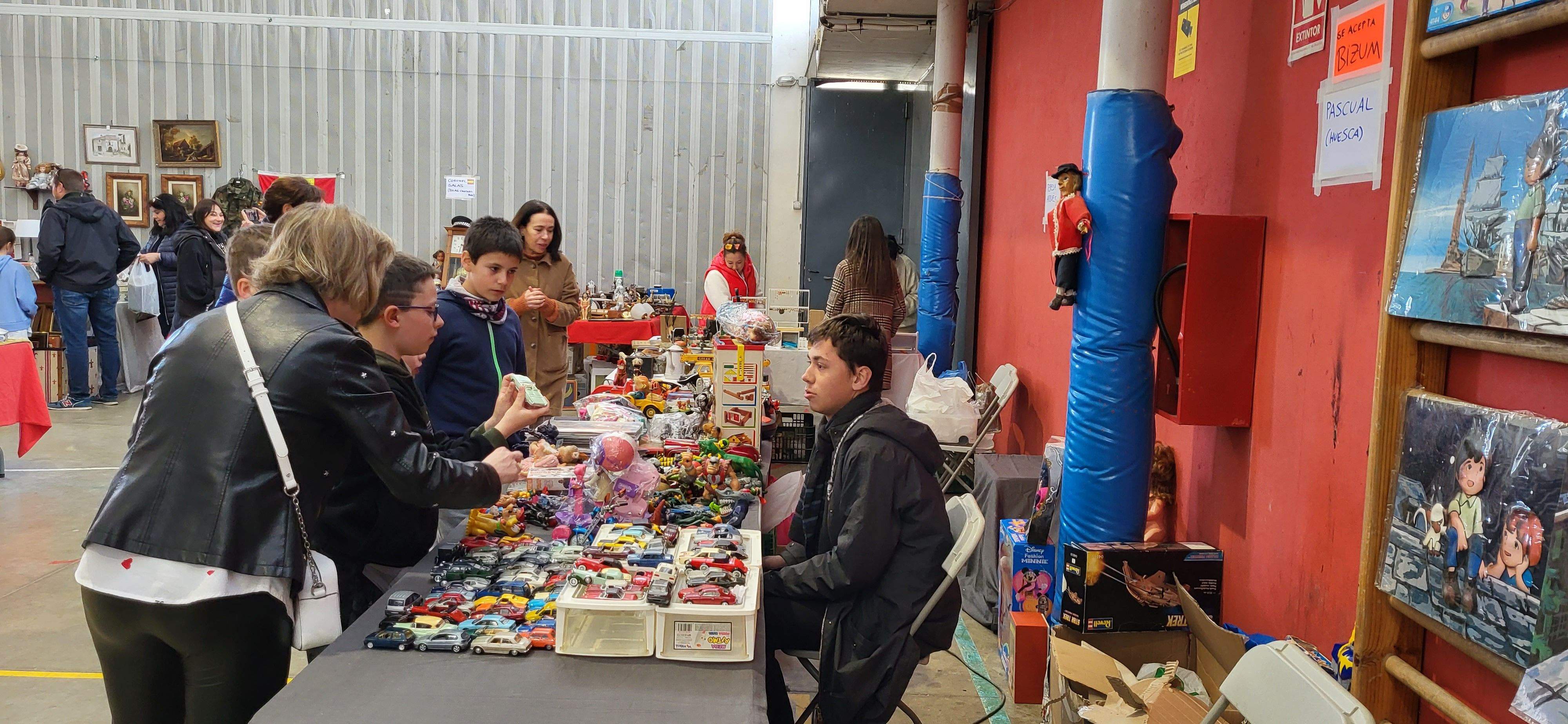 Mercado de trueque celebrado en Tierz. Foto: Mercedes Manterola