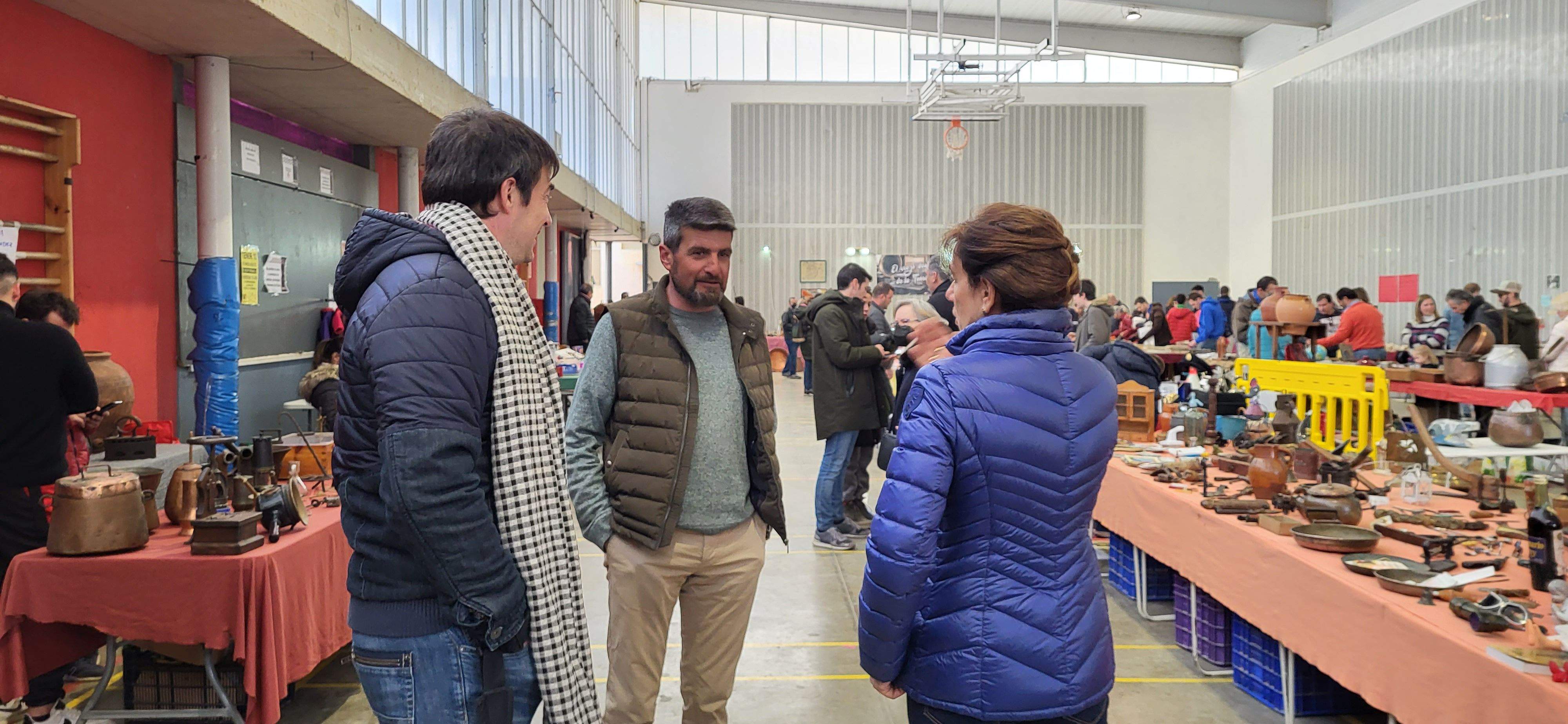 Mercado de trueque celebrado en Tierz. Foto: Mercedes Manterola