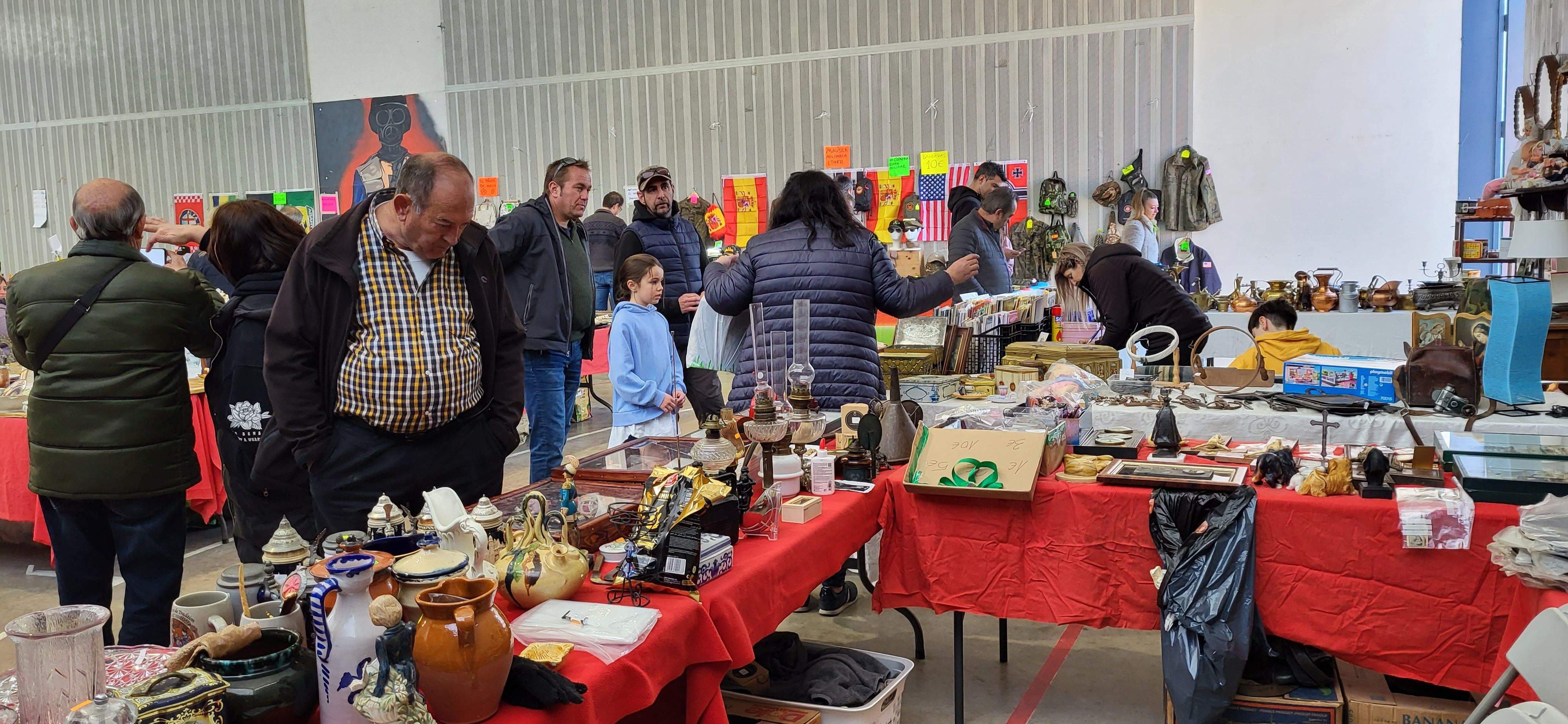 Mercado de trueque celebrado en Tierz. Foto: Mercedes Manterola