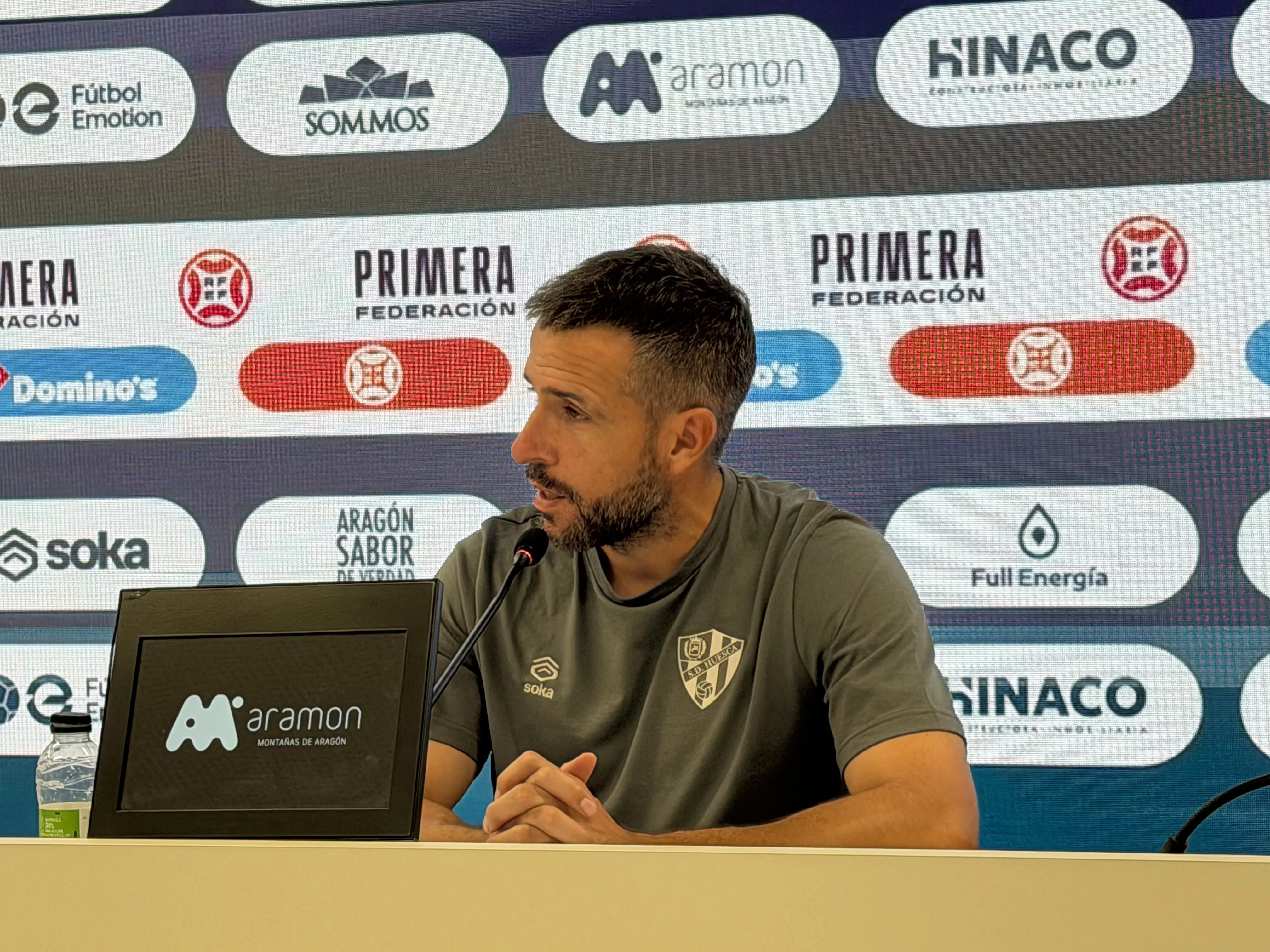Jardiel, con la “lección” aprendida a Jaén: “Espero una buena versión del Huesca a domicilio”
