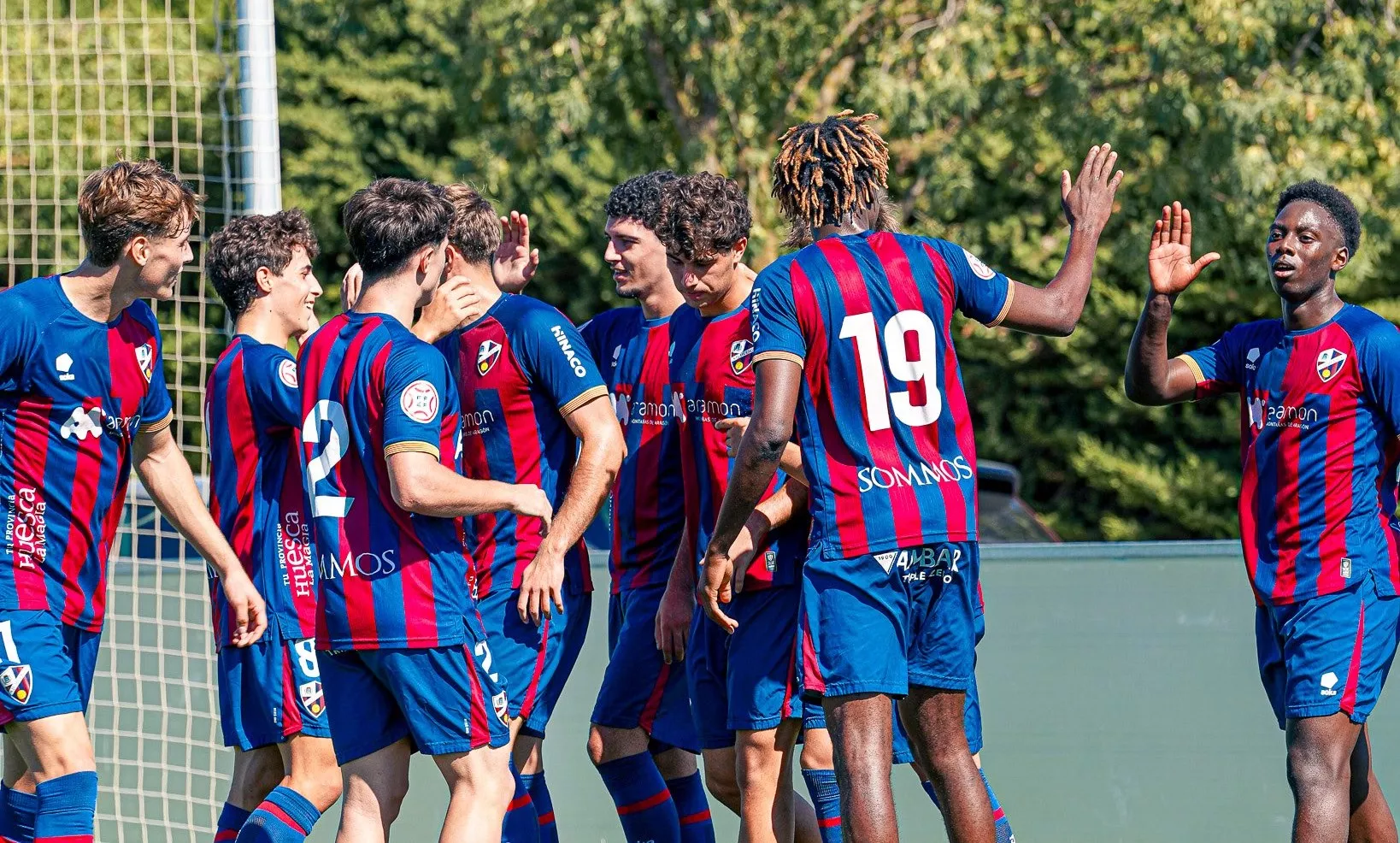 El Huesca B, con el objetivo claro: "Los jugadores están en el mejor contexto posible para llegar al fútbol profesional". Foto: SD Huesca